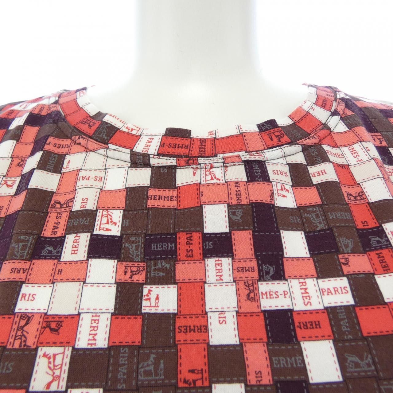 Hermes Hermes Hermes Beaulieu Cotton TShirt Textile T-Shirts DUTY FREE for USA Size ONE SIZE - 5 Thumbnail