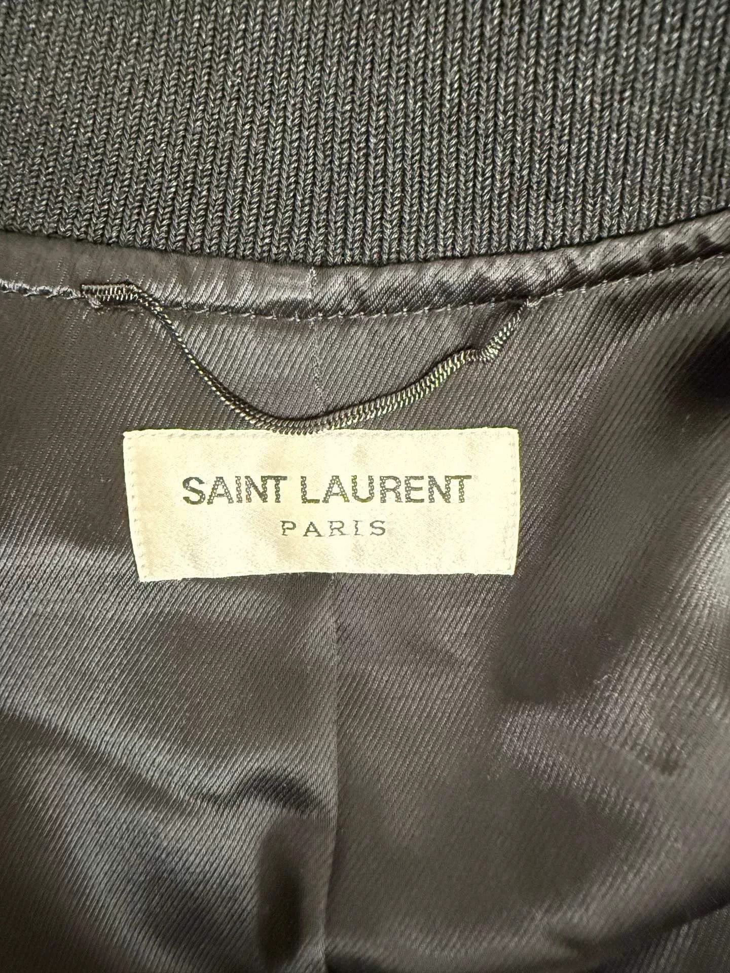 Yves Saint Laurent YSL Logo Embroidered Shirt Jacket Size S / US 4 / IT 40 - 9 Thumbnail
