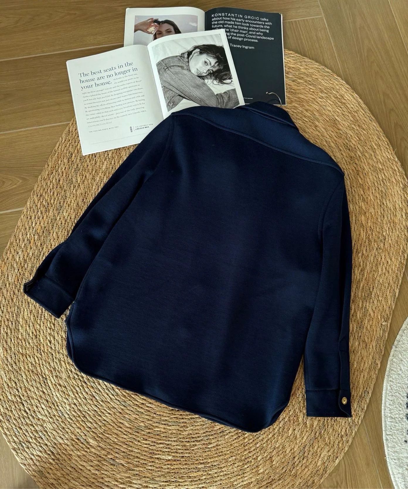 Yves Saint Laurent YSL Logo Embroidered Shirt Jacket Size S / US 4 / IT 40 - 3 Thumbnail