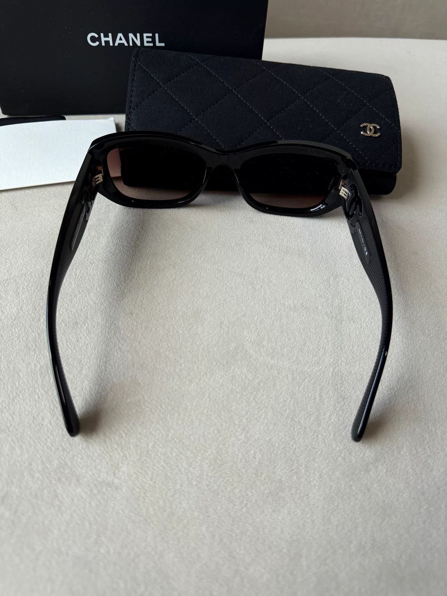 Chanel Chanel Rectangular Frame Sunglasses Size ONE SIZE - 7 Thumbnail