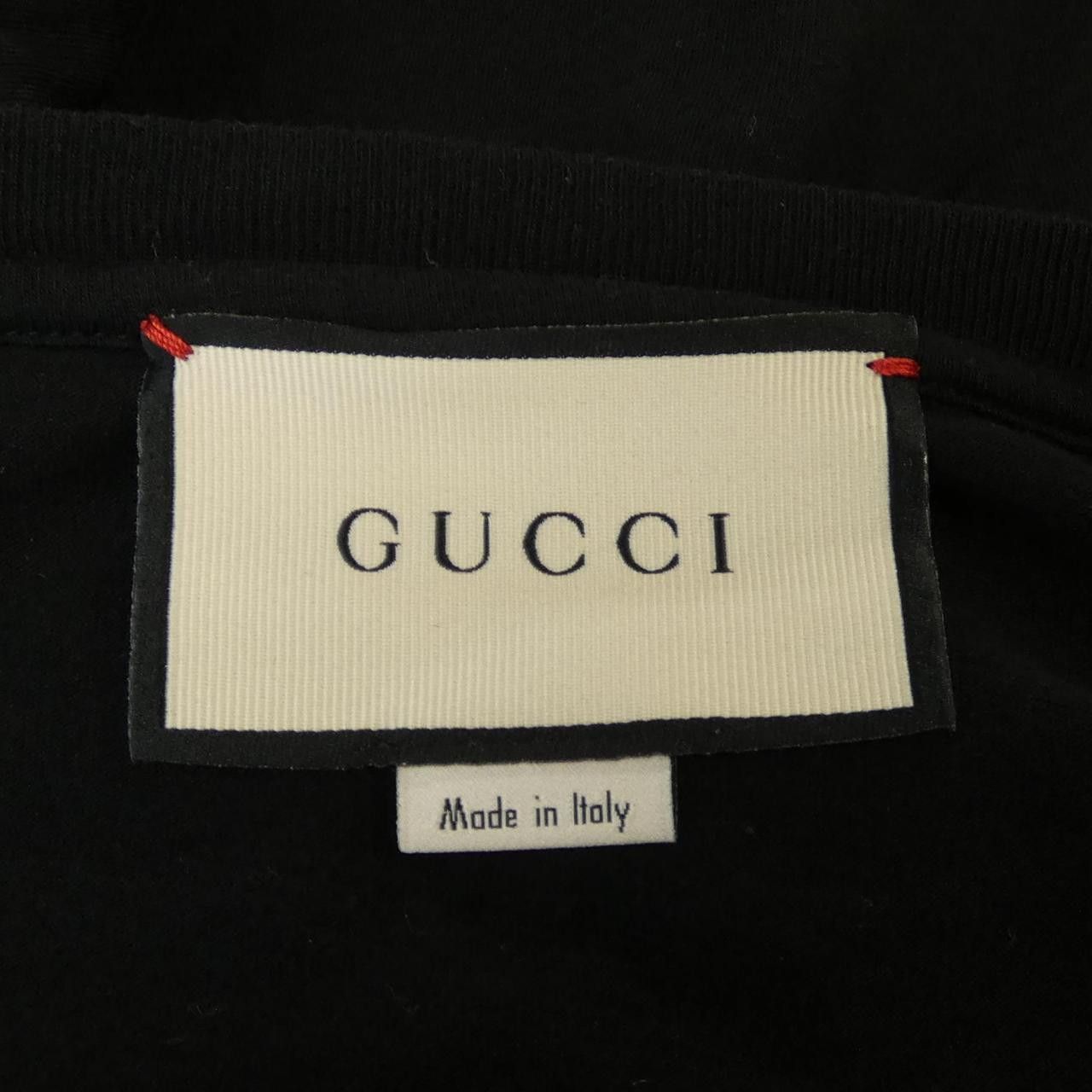 Gucci Gucci Gucci GUCCI Logo Washed Oversize Cotton T Shirt Textile T-Shirts 440103-X3F05 DUTY FREE for USA Size ONE SIZE - 4 Thumbnail