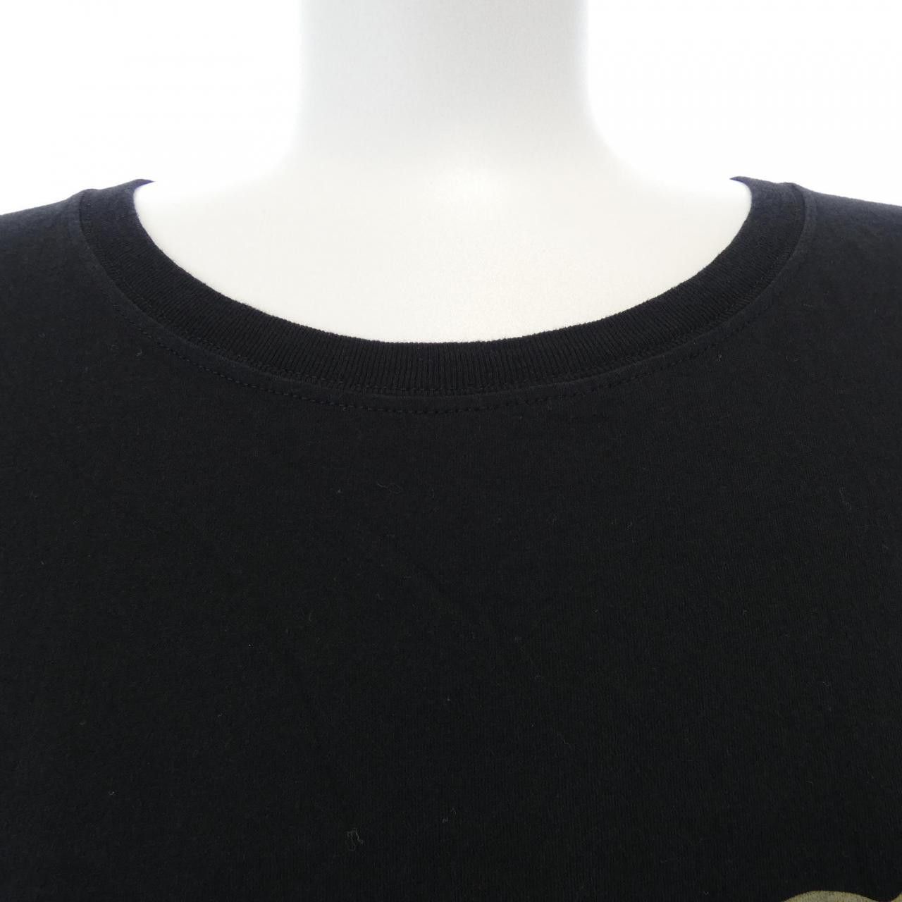 Gucci Gucci Gucci GUCCI Logo Washed Oversize Cotton T Shirt Textile T-Shirts 440103-X3F05 DUTY FREE for USA Size ONE SIZE - 5 Thumbnail
