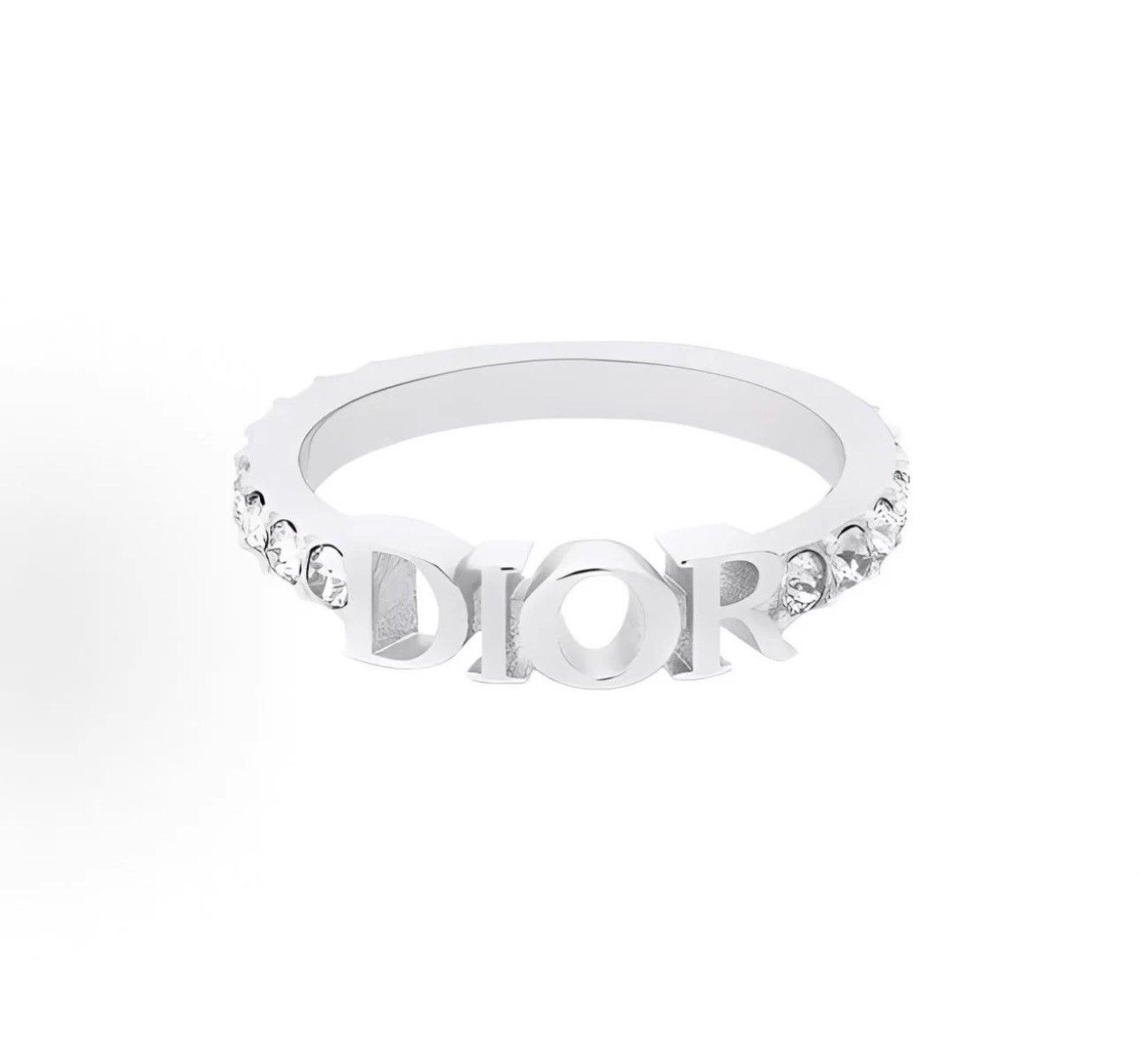 Dior Dior Women's Silver Ring M Size Size ONE SIZE - 7 Thumbnail