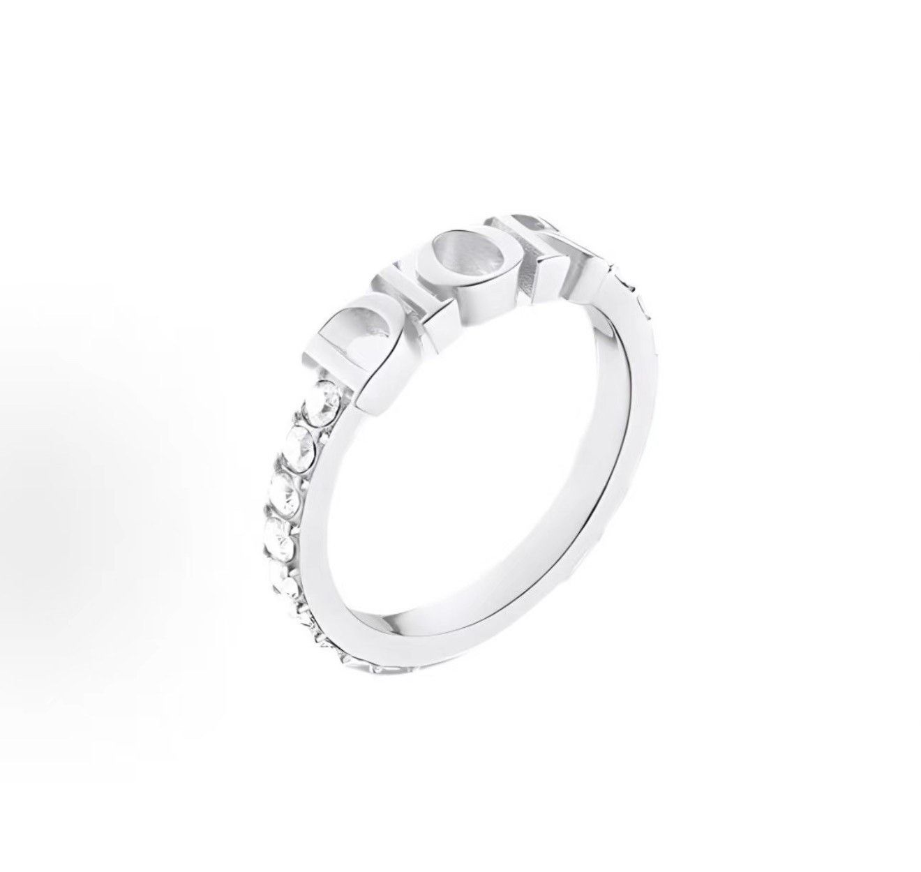 Dior Dior Women's Silver Ring M Size Size ONE SIZE - 8 Thumbnail