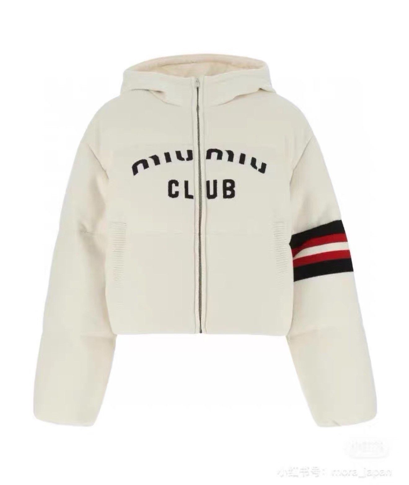 Miu Miu Miumiu Letter Colorblock Hooded Down Jacket Size S / US 4 / IT 40 - 6 Thumbnail