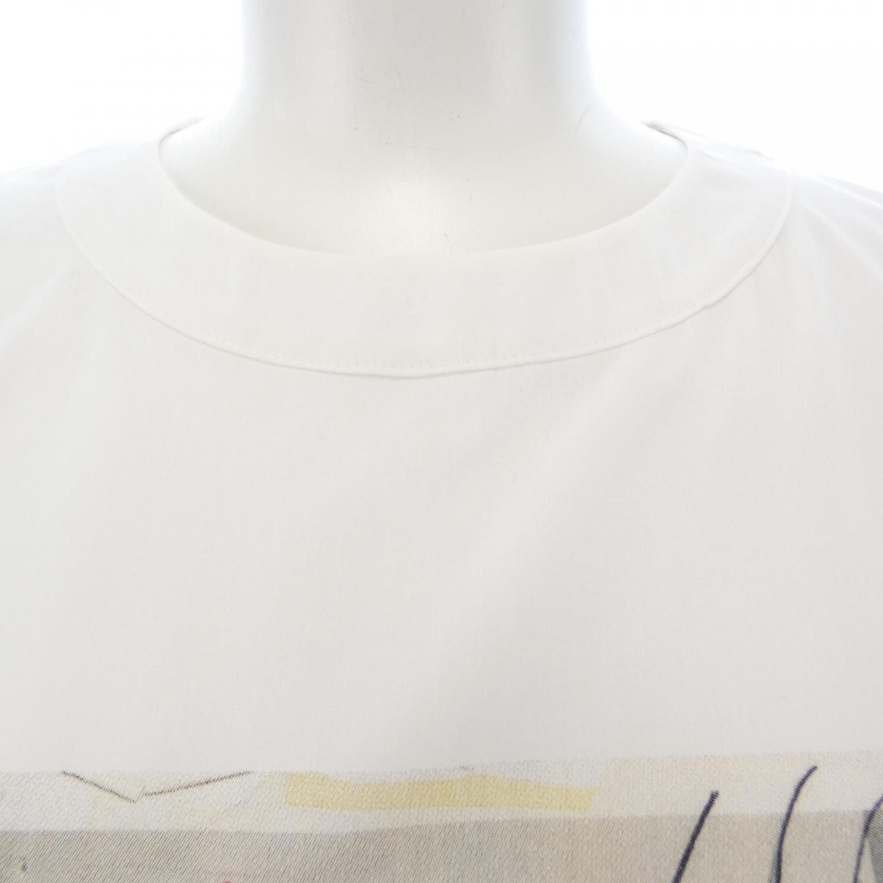 Sacai Sacai Sacai Cotton Tunic Textile Tops 25-07682 DUTY FREE for USA Size ONE SIZE - 4 Thumbnail