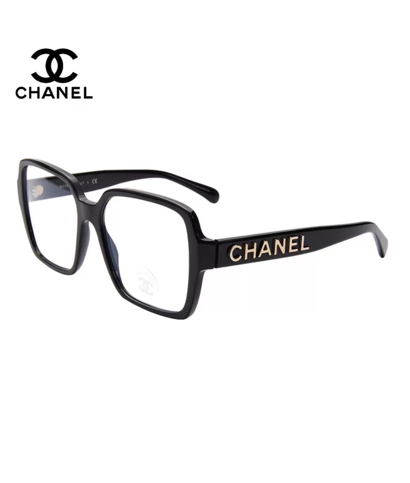 Chanel Chanel Black Square Frame Glasses Size ONE SIZE - 9 Thumbnail