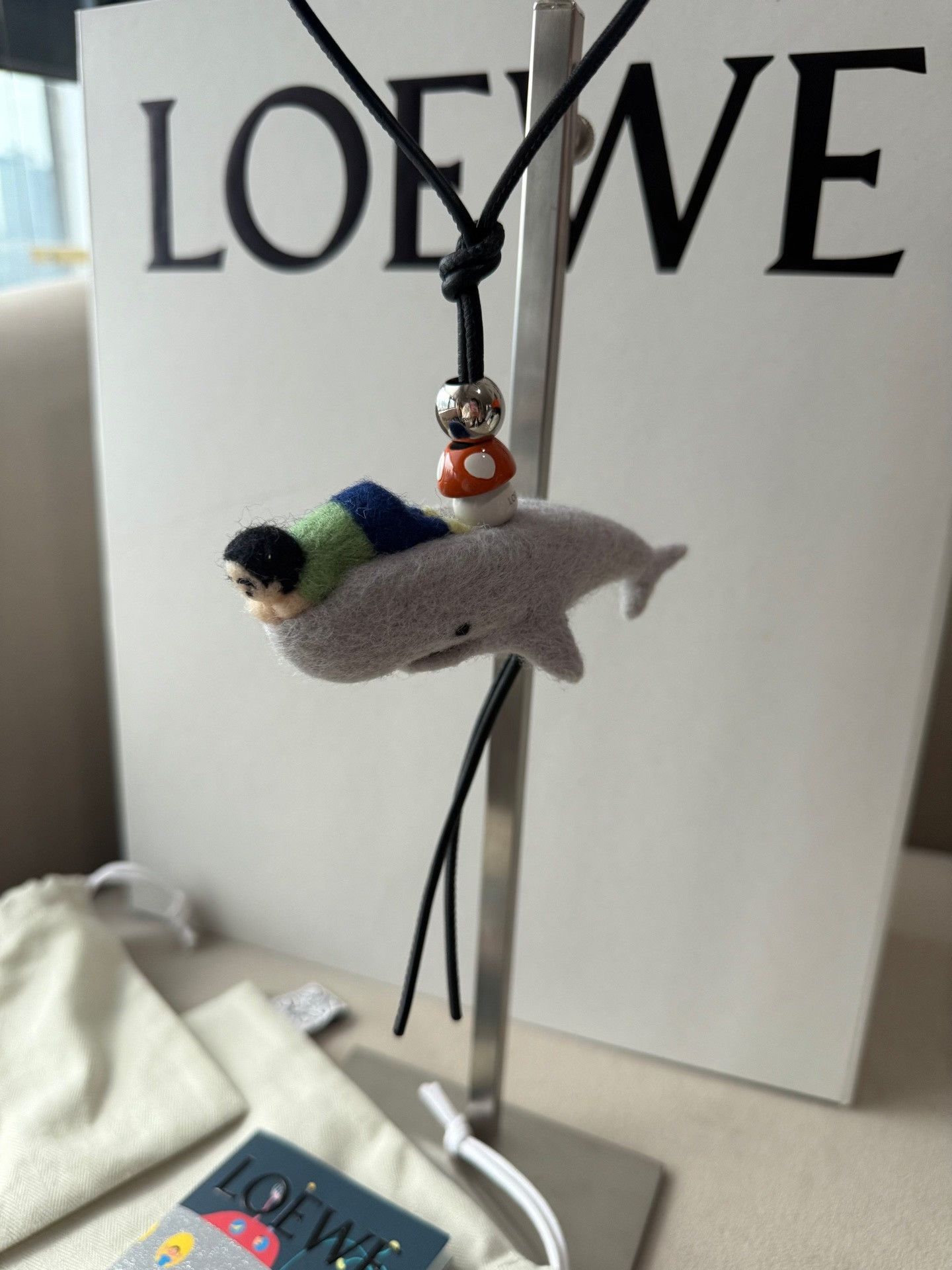 Loewe Loewe x Suna Fujita Whale Bag Charm Size ONE SIZE - 2 Thumbnail