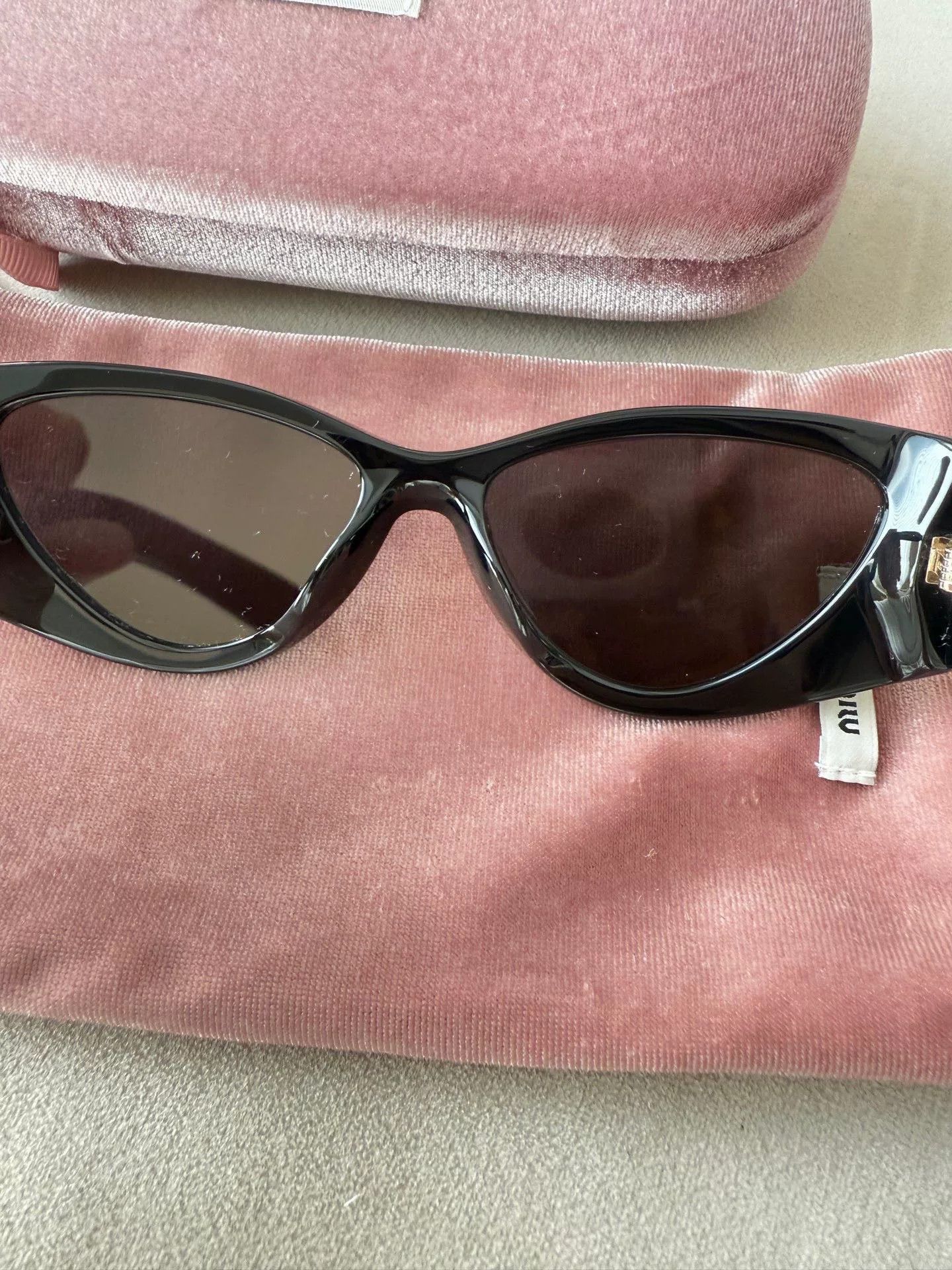 Miu Miu Miumiu Retro Cat-Eye Sunglasses Size ONE SIZE - 8 Thumbnail