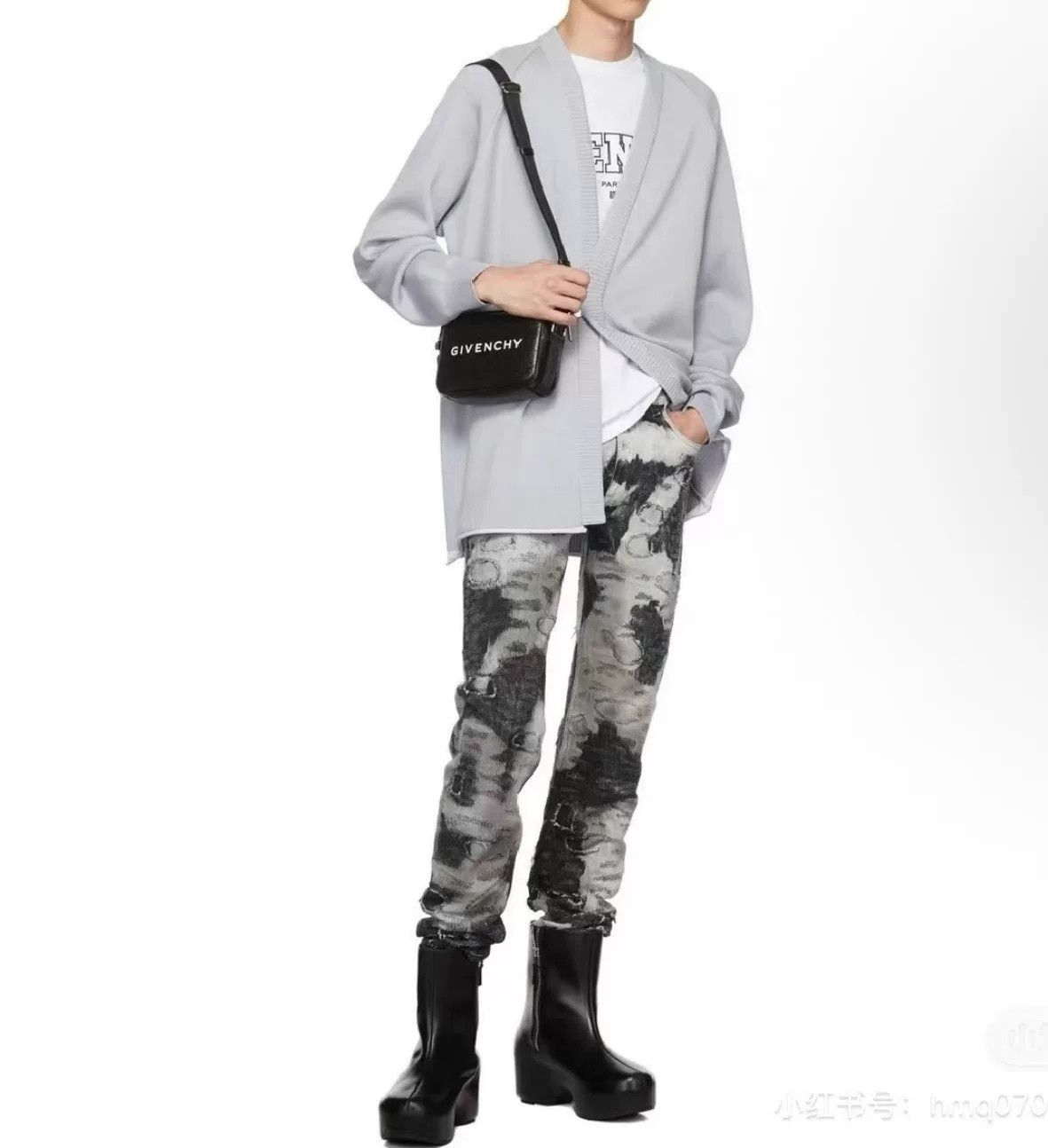 Givenchy Givenchy Black White Camera Bag Size ONE SIZE - 9 Thumbnail