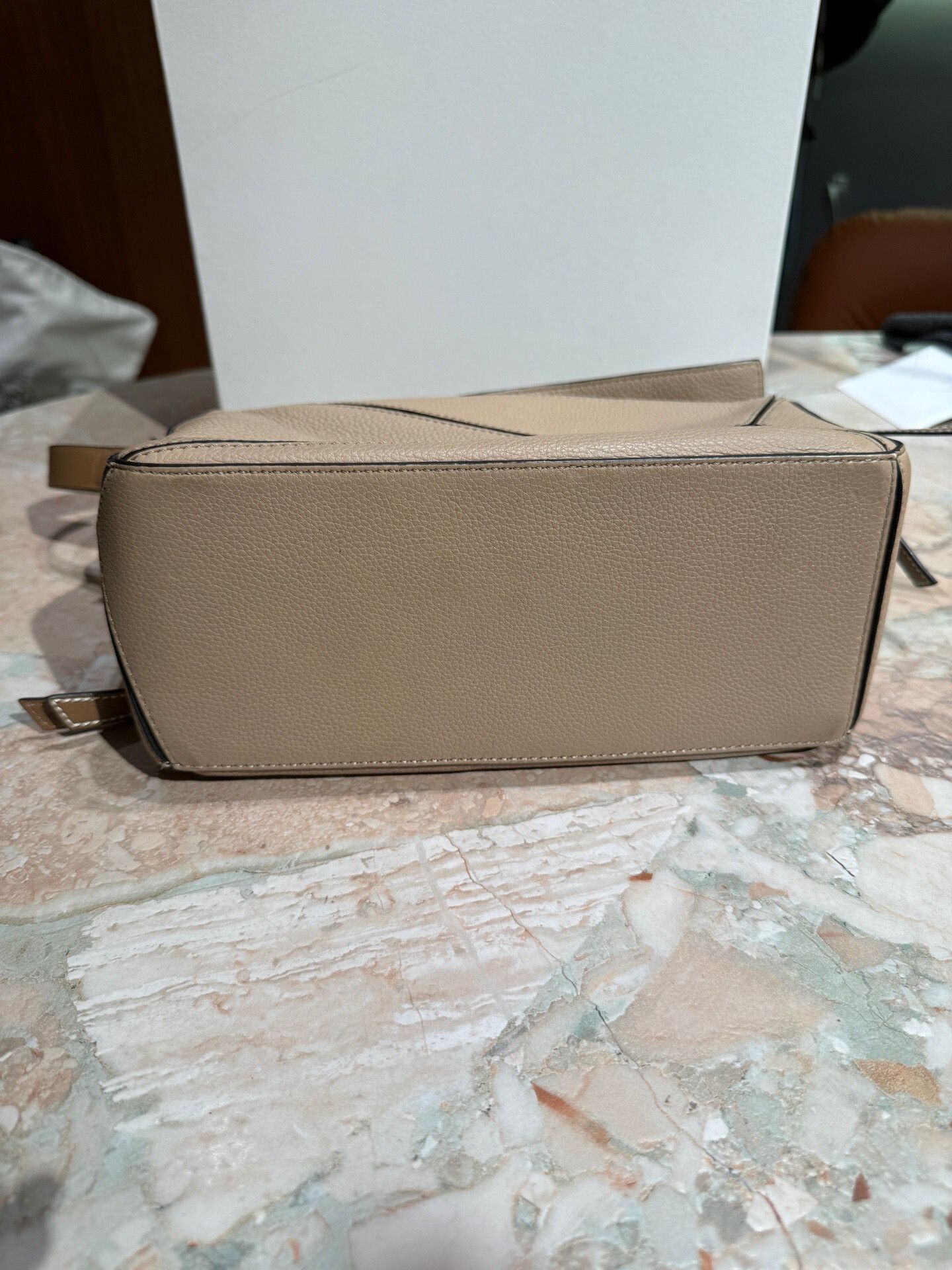 Loewe Loewe Puzzle Small Sand Pebbled Leather Size ONE SIZE - 6 Thumbnail