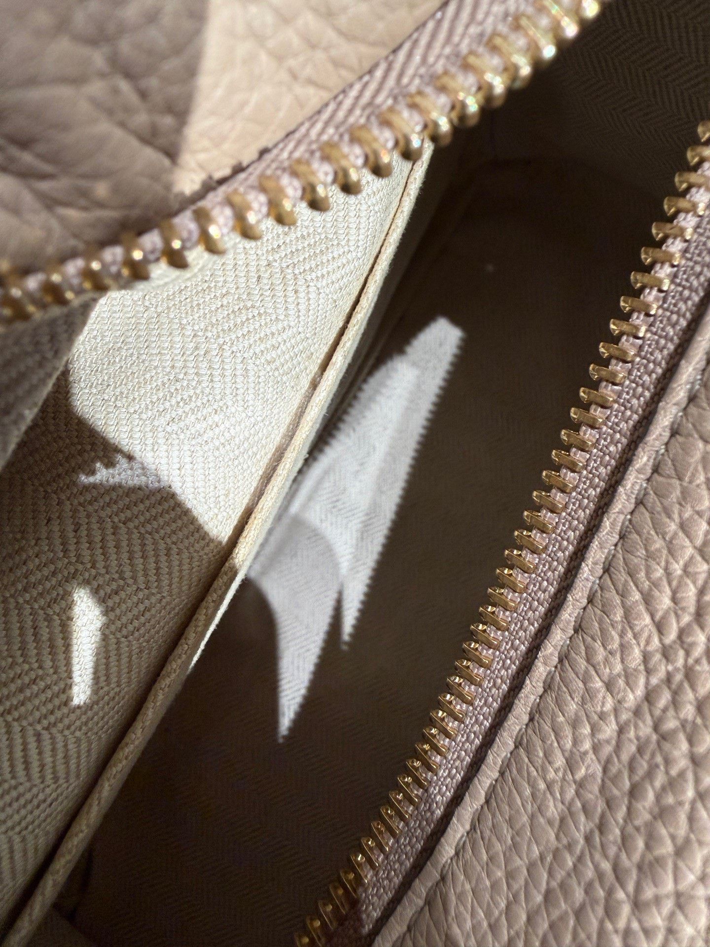 Loewe Loewe Puzzle Small Sand Pebbled Leather Size ONE SIZE - 7 Thumbnail