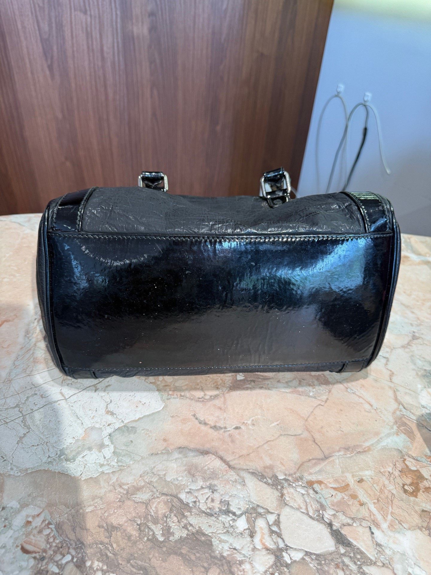 Dolce & Gabbana Dolce & Gabbana Patent Leather Boston Bag Size ONE SIZE - 5 Thumbnail