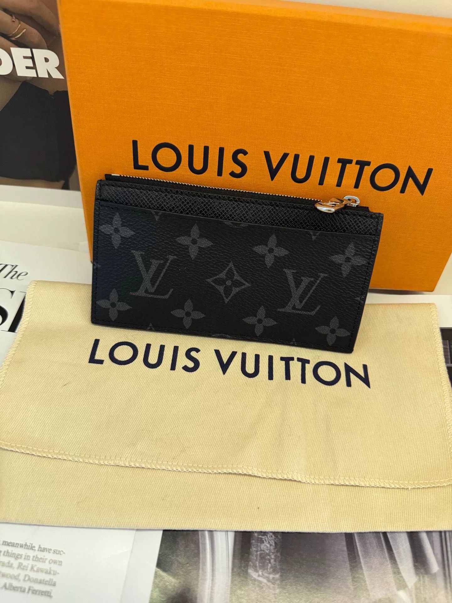 Louis Vuitton LV Monogram Leather Card Holder Coin Purse Size ONE SIZE - 2 Thumbnail