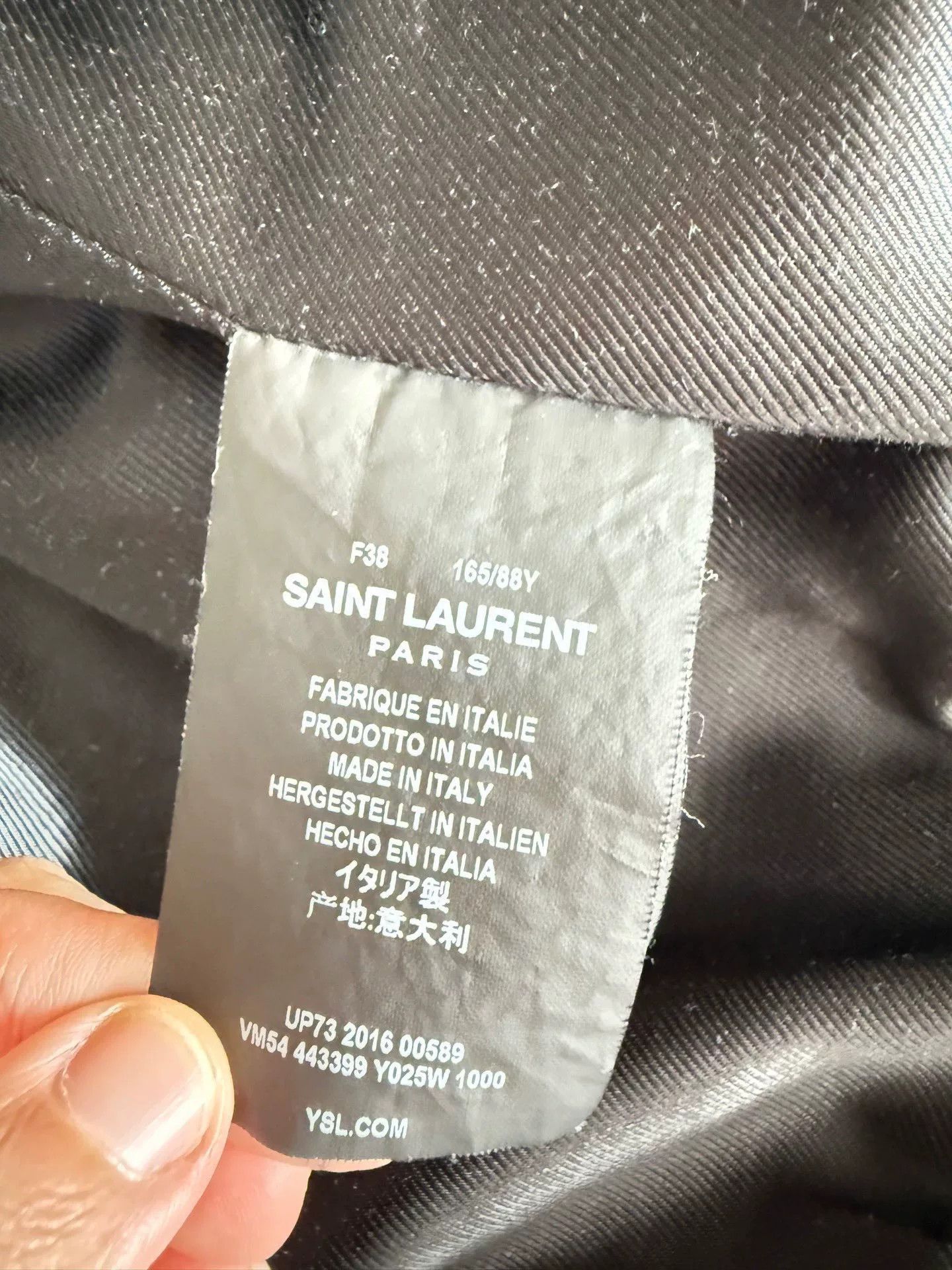 Yves Saint Laurent YSL Black Velvet Hollywood Limited Jacket Size S / US 4 / IT 40 - 5 Thumbnail