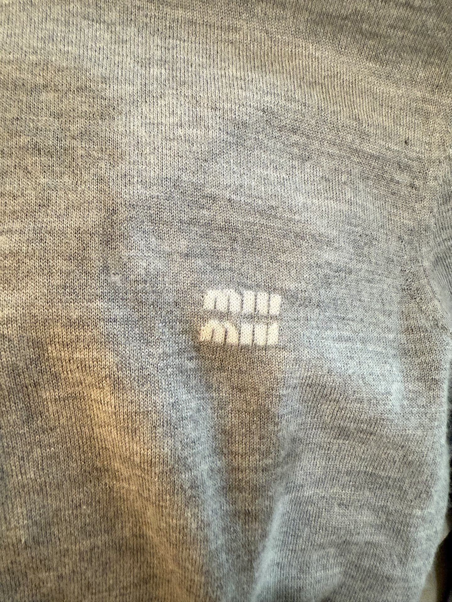 Miu Miu Miu Miu Gray Turtleneck Knit Sweater Size S / US 4 / IT 40 - 7 Thumbnail
