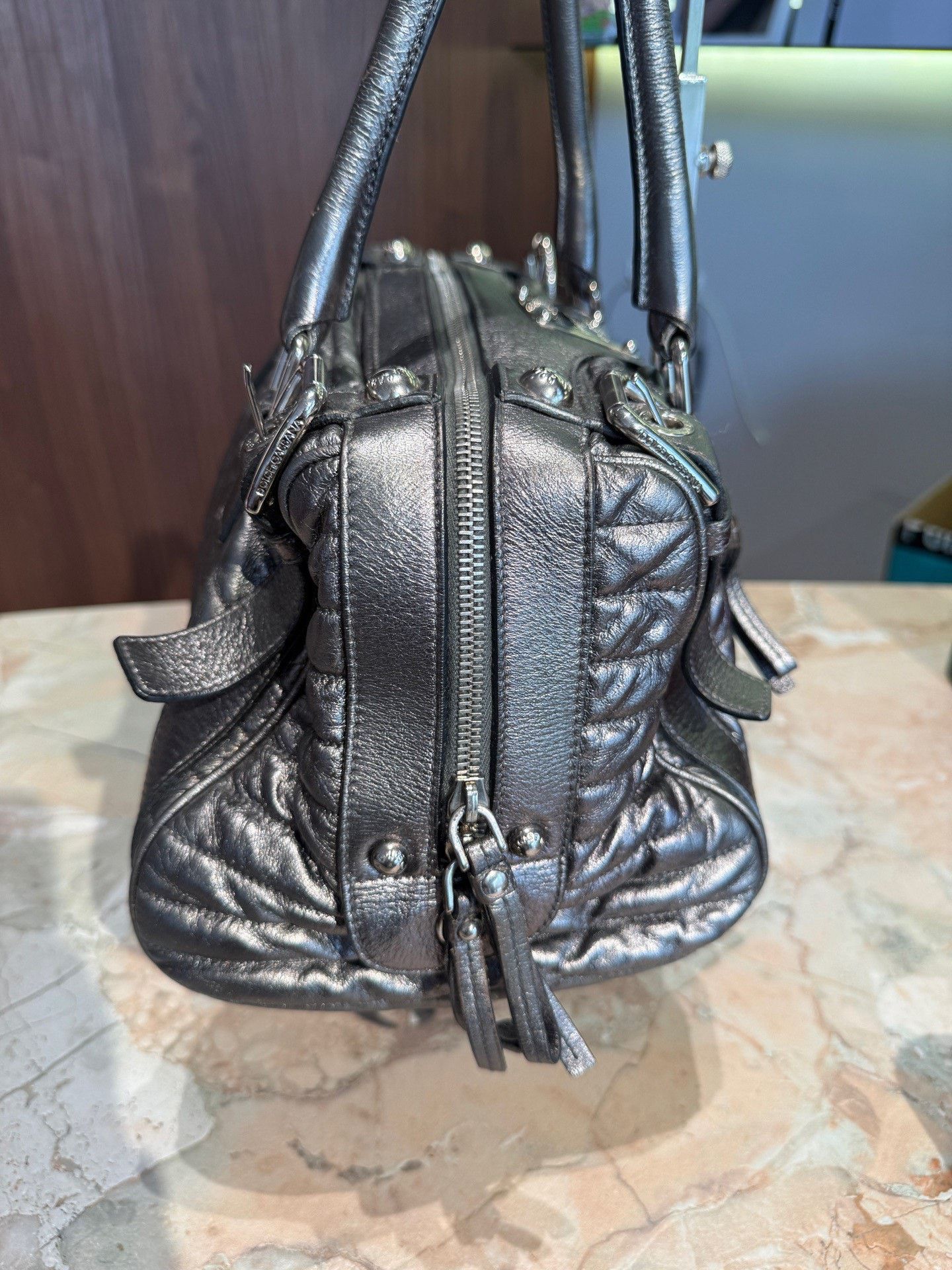 Dolce & Gabbana Dolce&Gabbana Silver Boston Handbag Size ONE SIZE - 3 Thumbnail