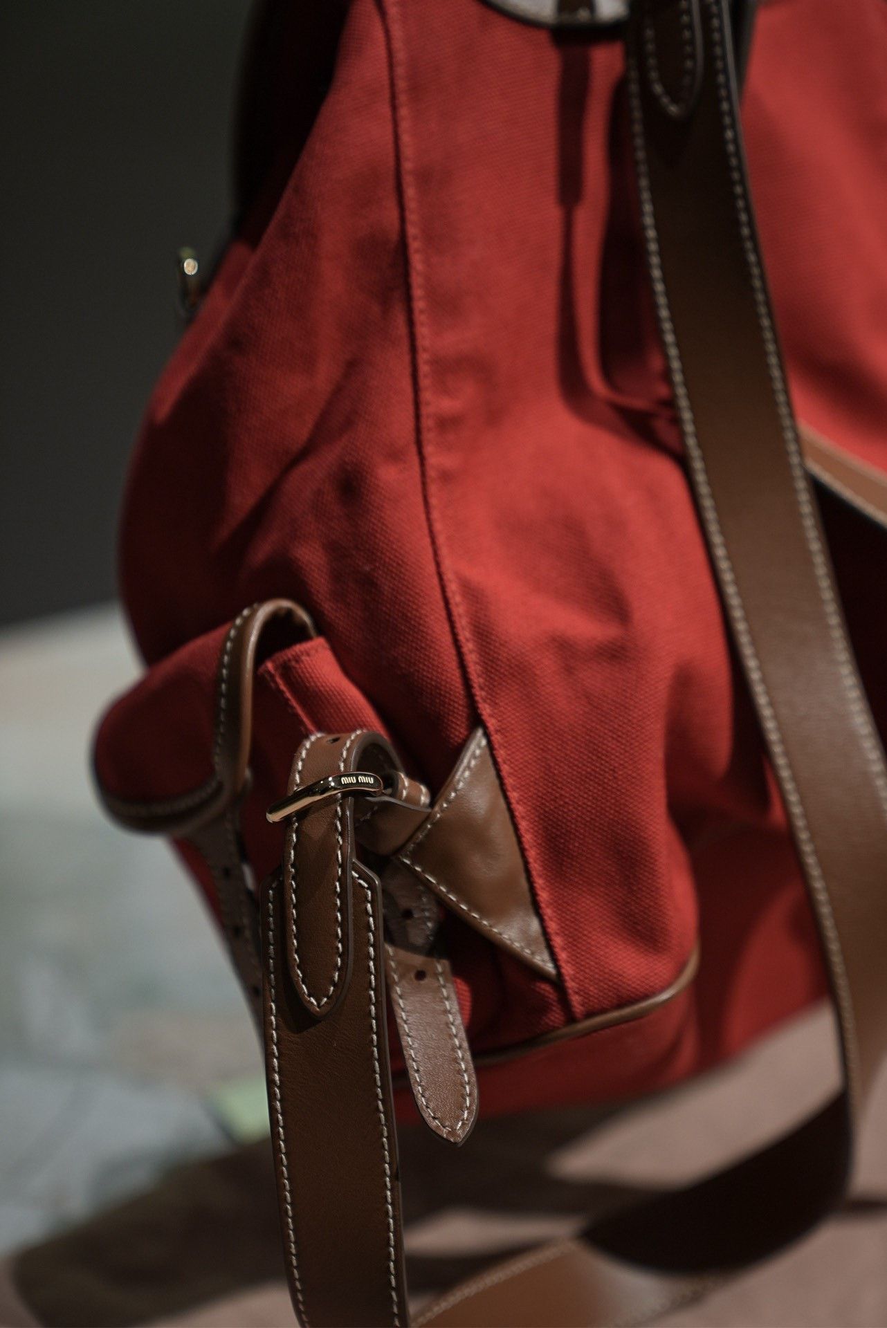 Miu Miu Miu Miu Preppy Style Backpack Size ONE SIZE - 7 Thumbnail