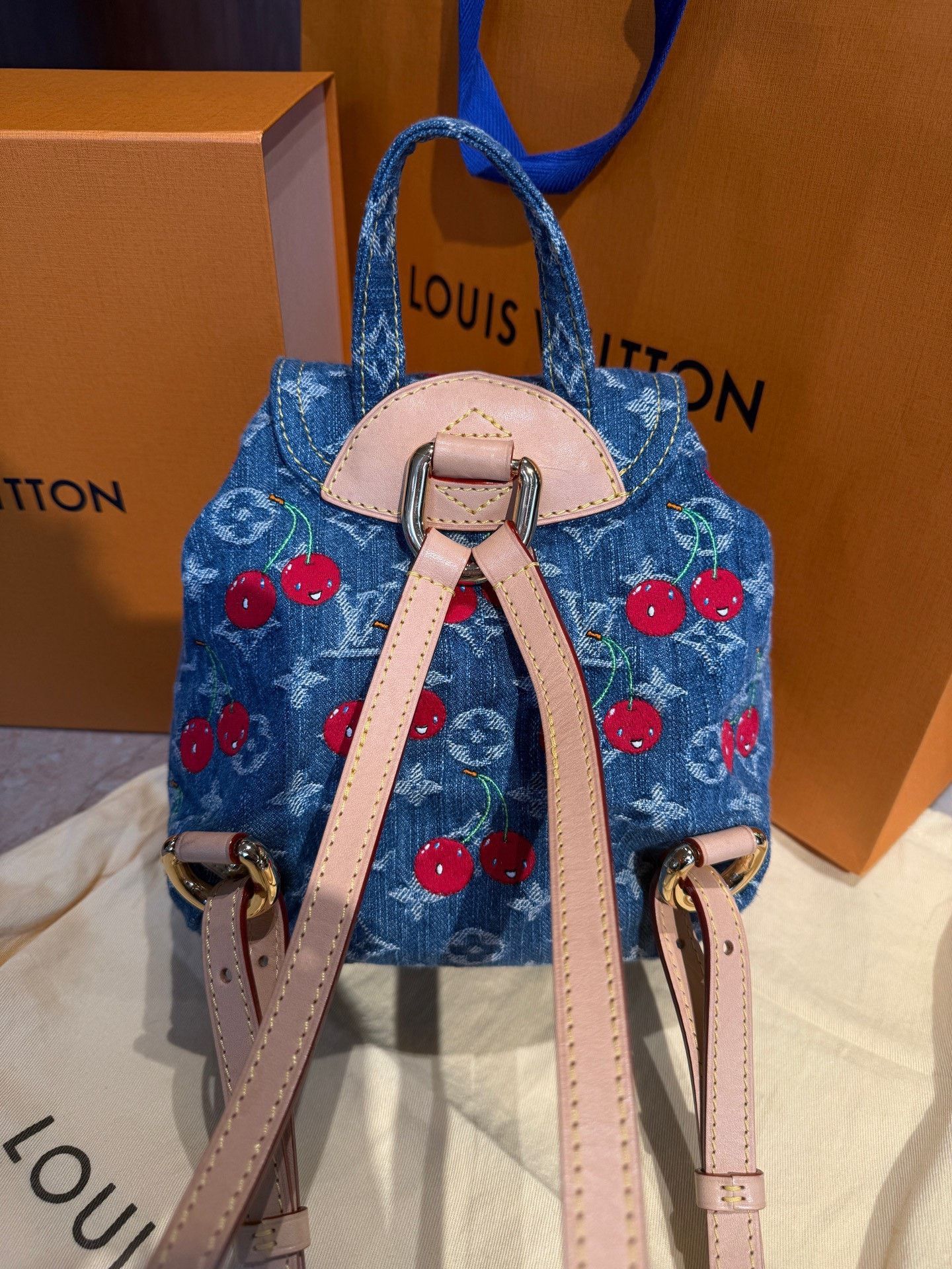 Louis Vuitton LV Takashi Murakami Cherry Backpack Size ONE SIZE - 3 Thumbnail