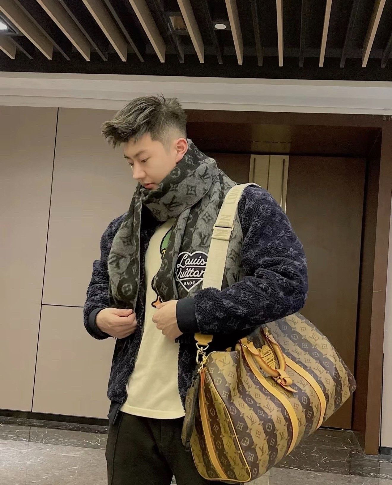 Louis Vuitton Louis Vuitton x Nigo Keepall 50 Size ONE SIZE - 7 Thumbnail