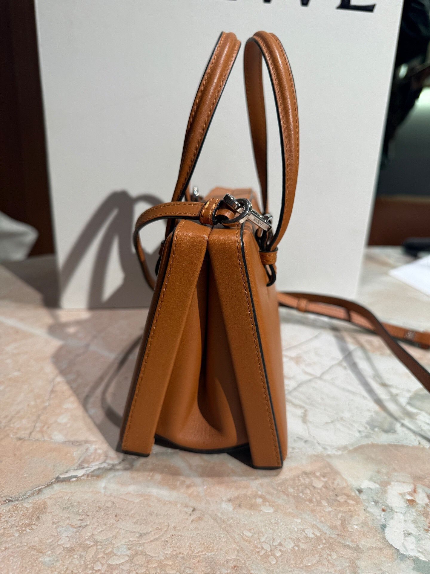 Loewe Loewe Caramel Mini Clip Bag Size ONE SIZE - 3 Thumbnail