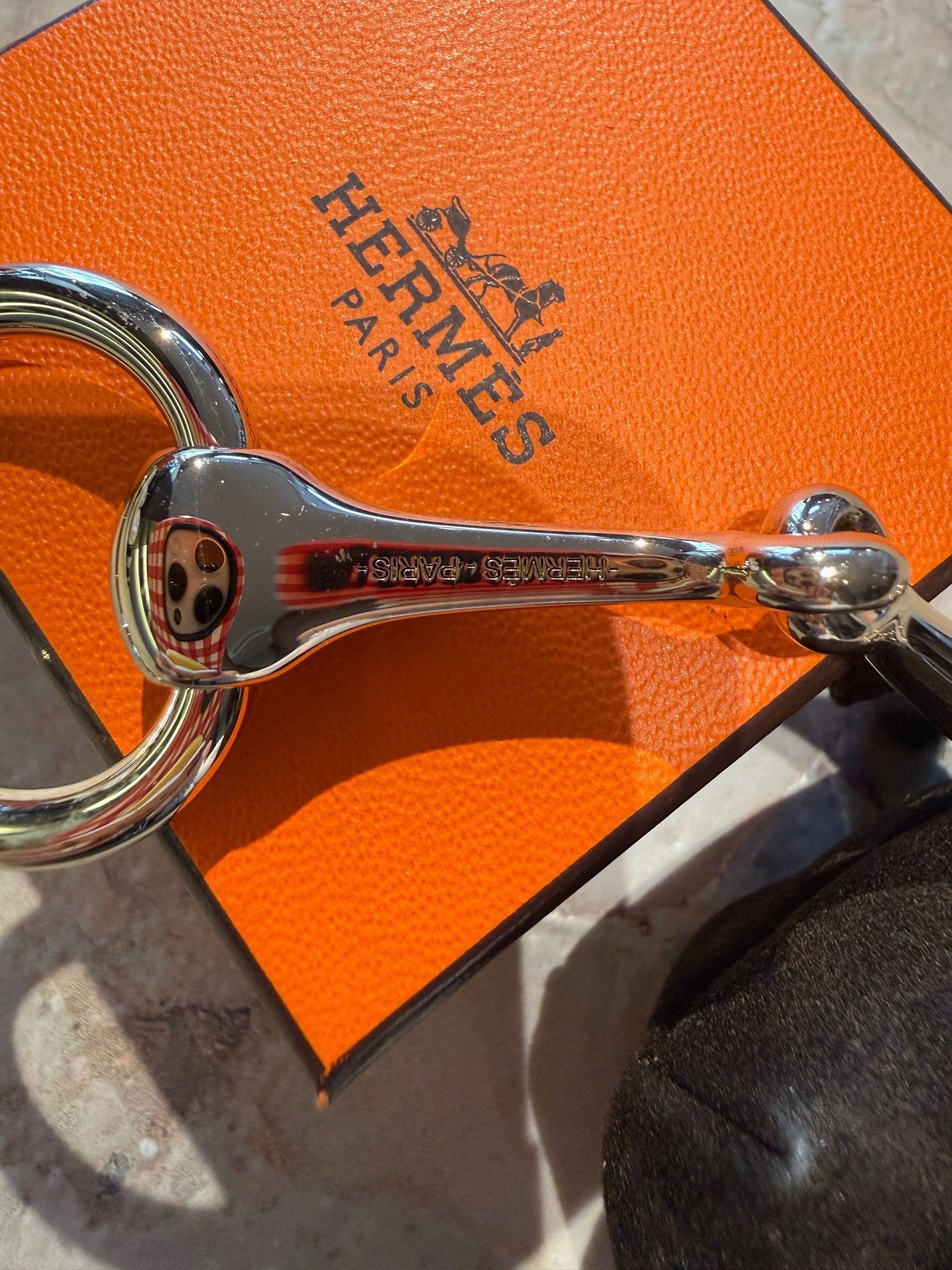 Hermes Hermes Mors Gold Scarf Buckle Size ONE SIZE - 2 Thumbnail