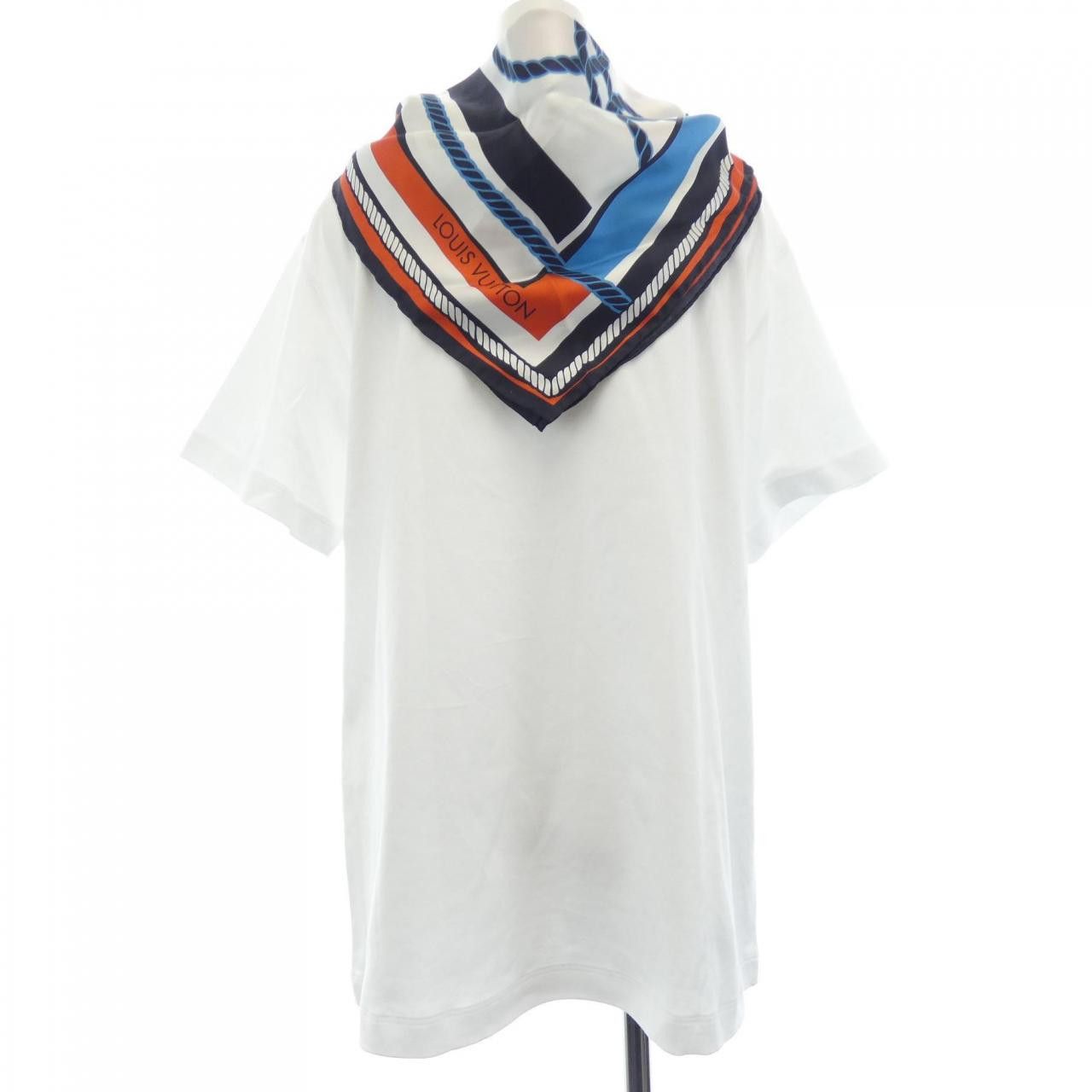 Louis Vuitton Louis Vuitton Louis Vuitton Nautical Print Scarf T-Shirt Textile T-Shirts FPTS06UOL DUTY FREE for USA Size ONE SIZE - 2 Thumbnail