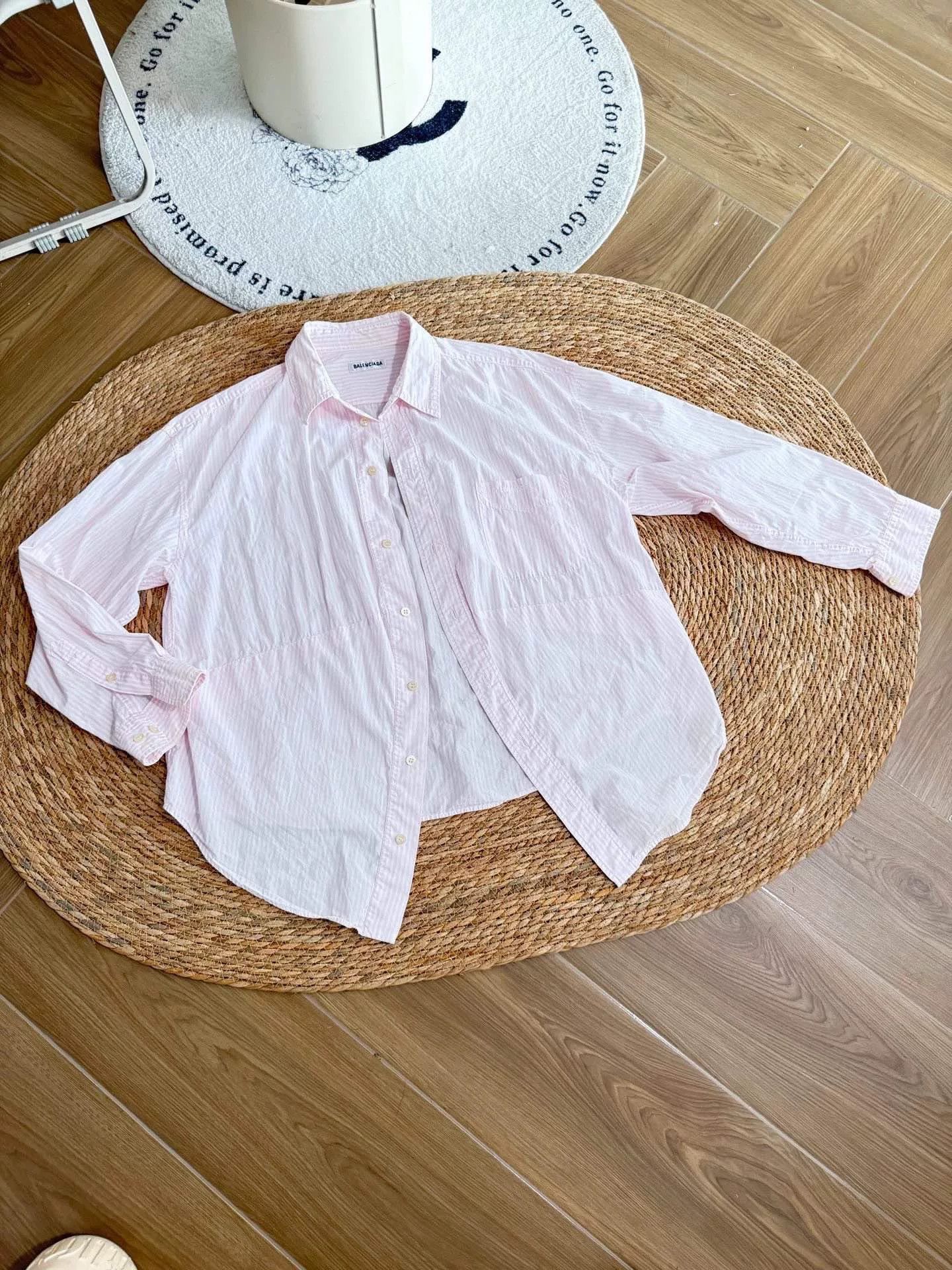 Balenciaga Balenciaga Pink Striped Shirt 34 Size XXS / US 00 / IT 34 - 3 Thumbnail