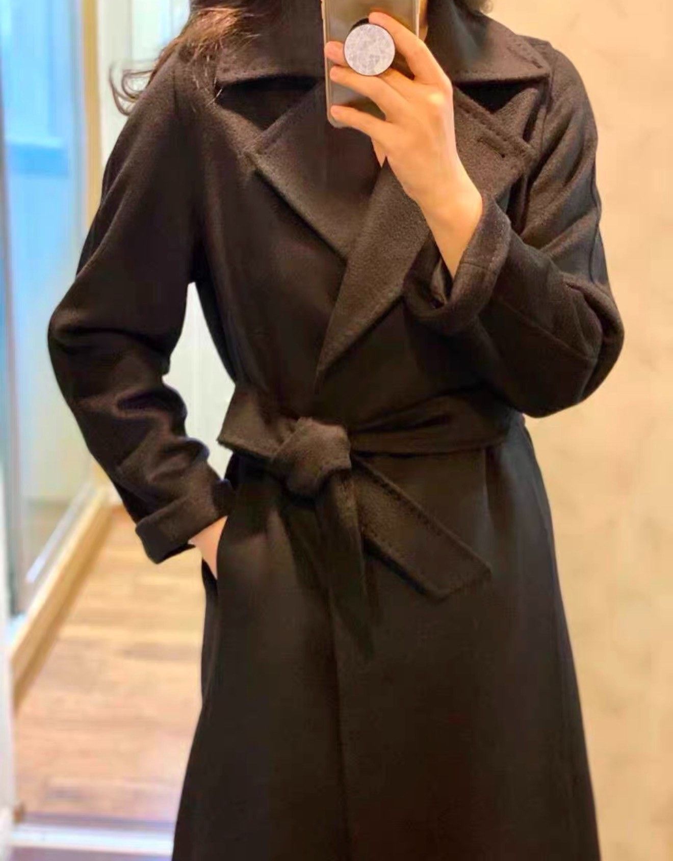 Max Mara MaxMara Manuela Camel Wool Coat Size XXS / US 00 / IT 34 - 6 Thumbnail