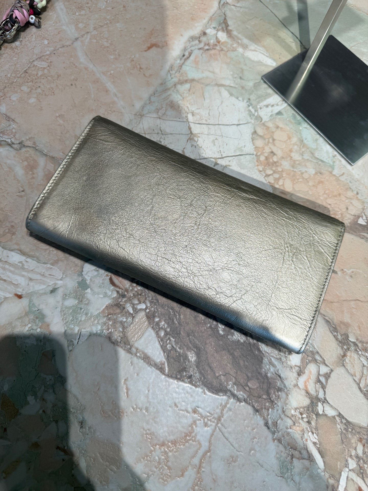 Yves Saint Laurent YSL Light Gold Clutch Bag Size ONE SIZE - 2 Thumbnail