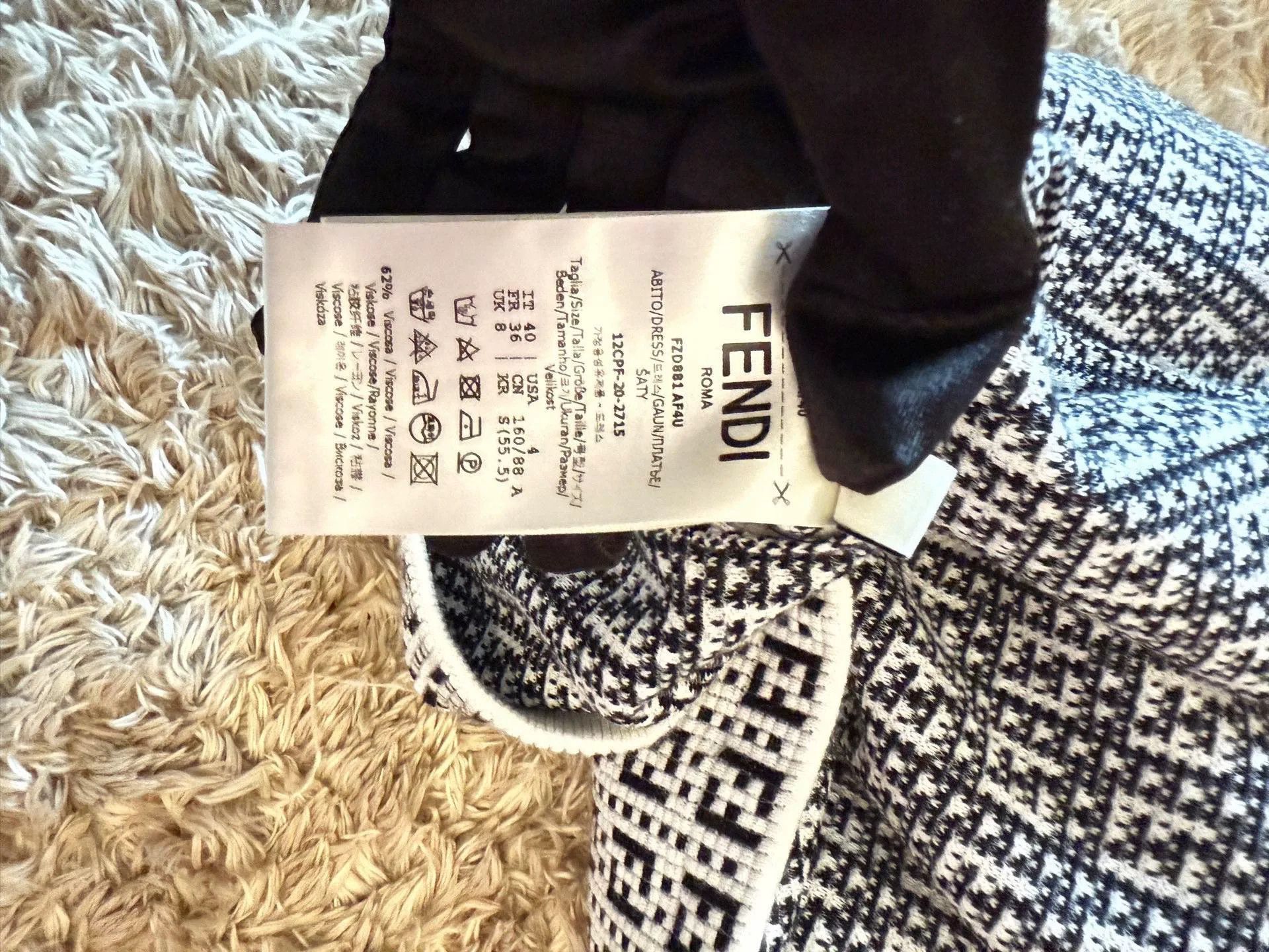 Fendi FENDI Classic Knit Dress Size S / US 4 / IT 40 - 5 Thumbnail
