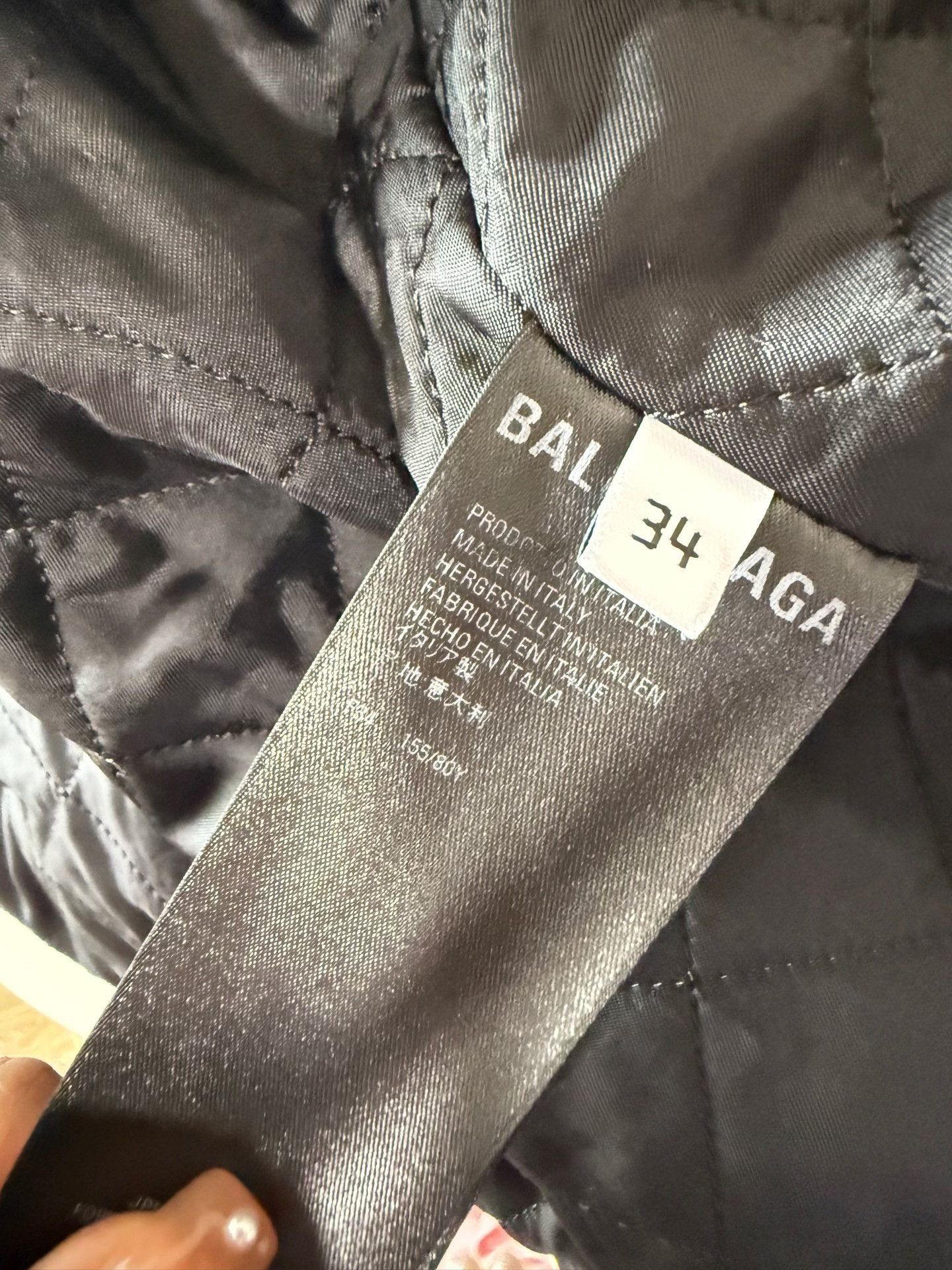 Balenciaga Balenciaga Logo Print Zip Jacket Size XXS / US 00 / IT 34 - 4 Thumbnail