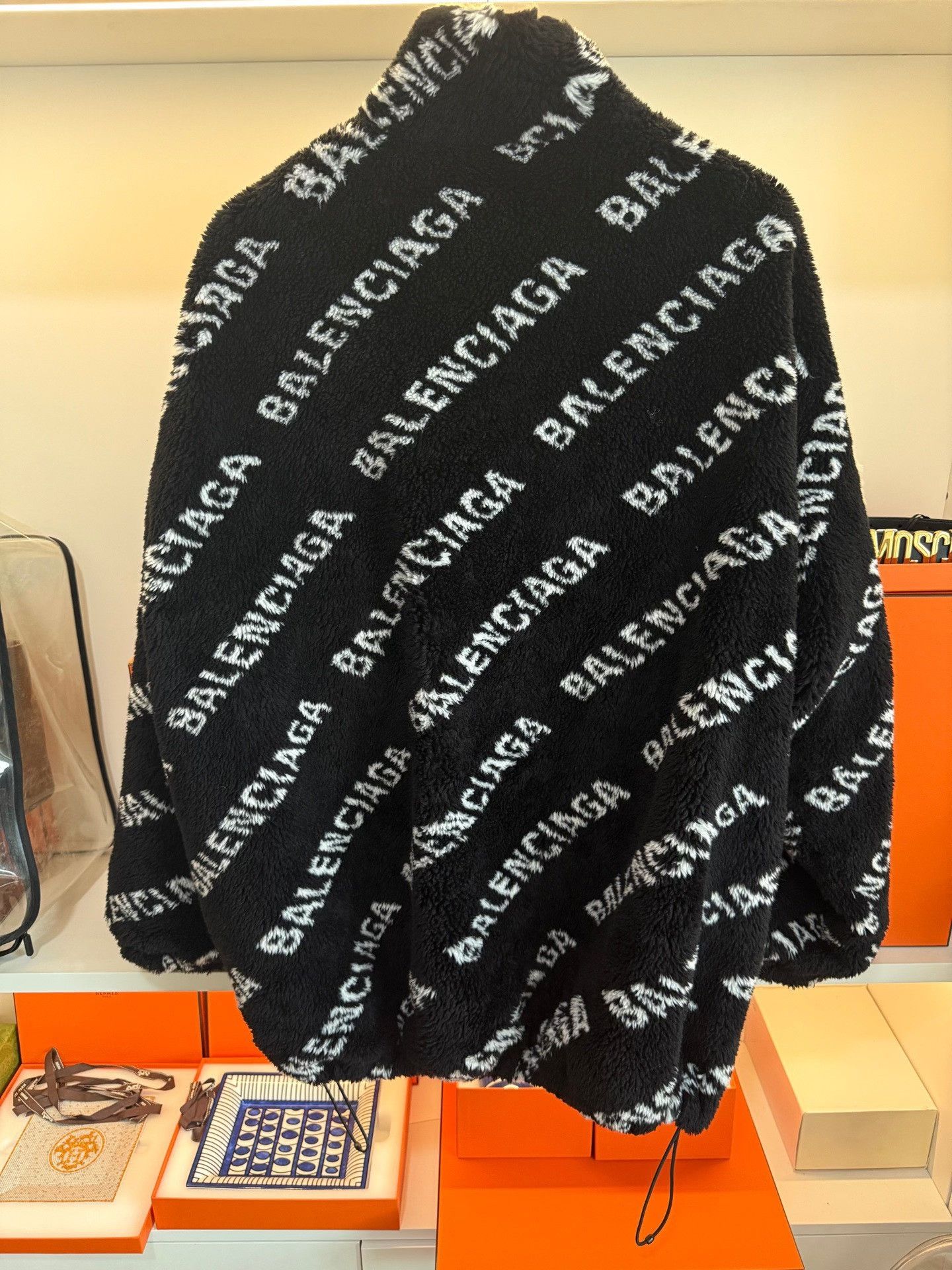 Balenciaga Balenciaga Logo Print Zip Jacket Size XXS / US 00 / IT 34 - 2 Thumbnail