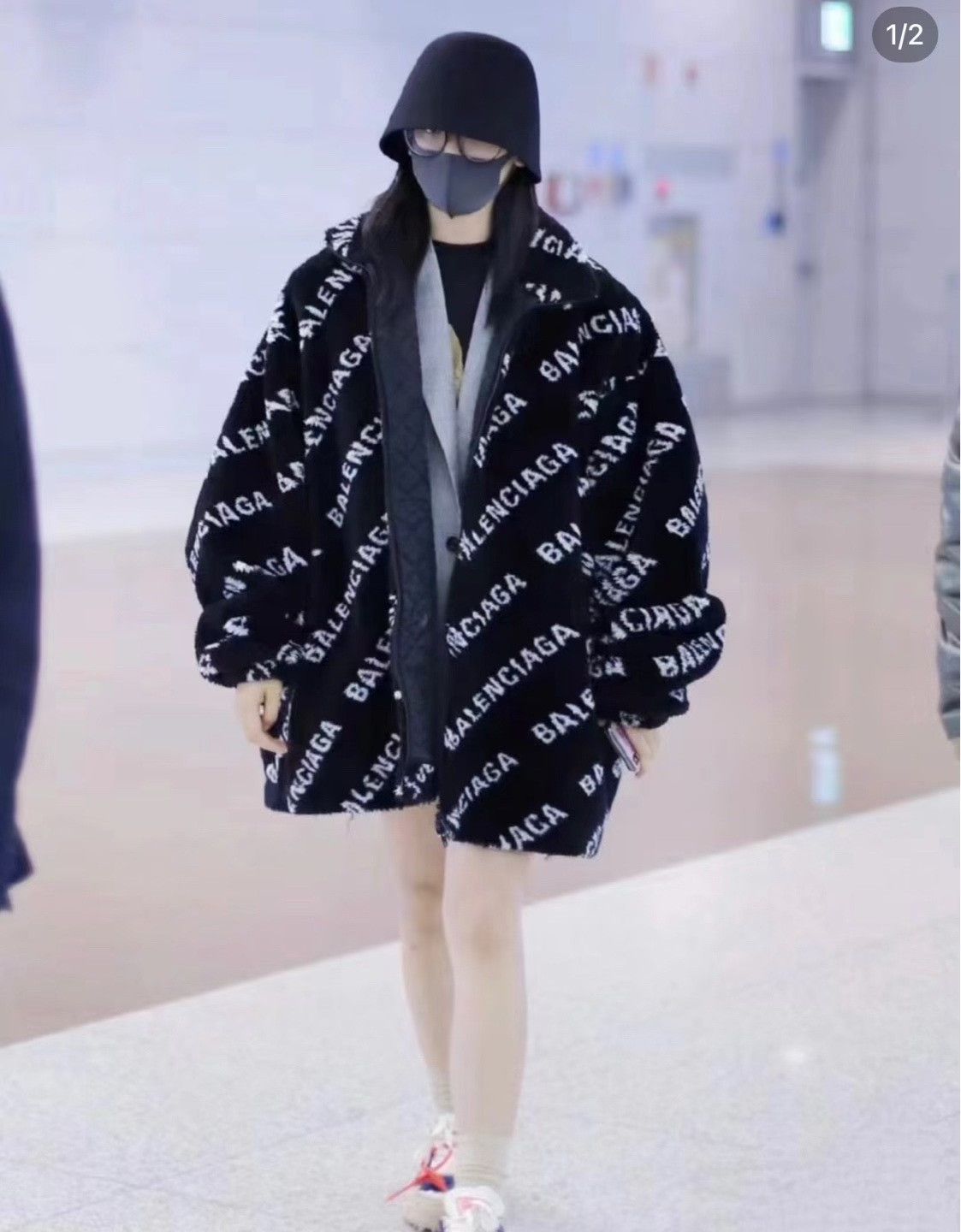 Balenciaga Balenciaga Logo Print Zip Jacket Size XXS / US 00 / IT 34 - 6 Thumbnail