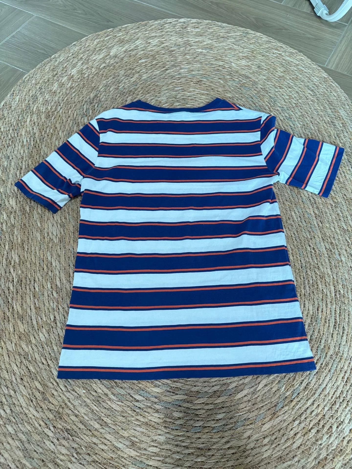 Miu Miu Miu Miu 24SS Blue White Stripe Tee Size XS / US 0-2 / IT 36-38 - 3 Thumbnail