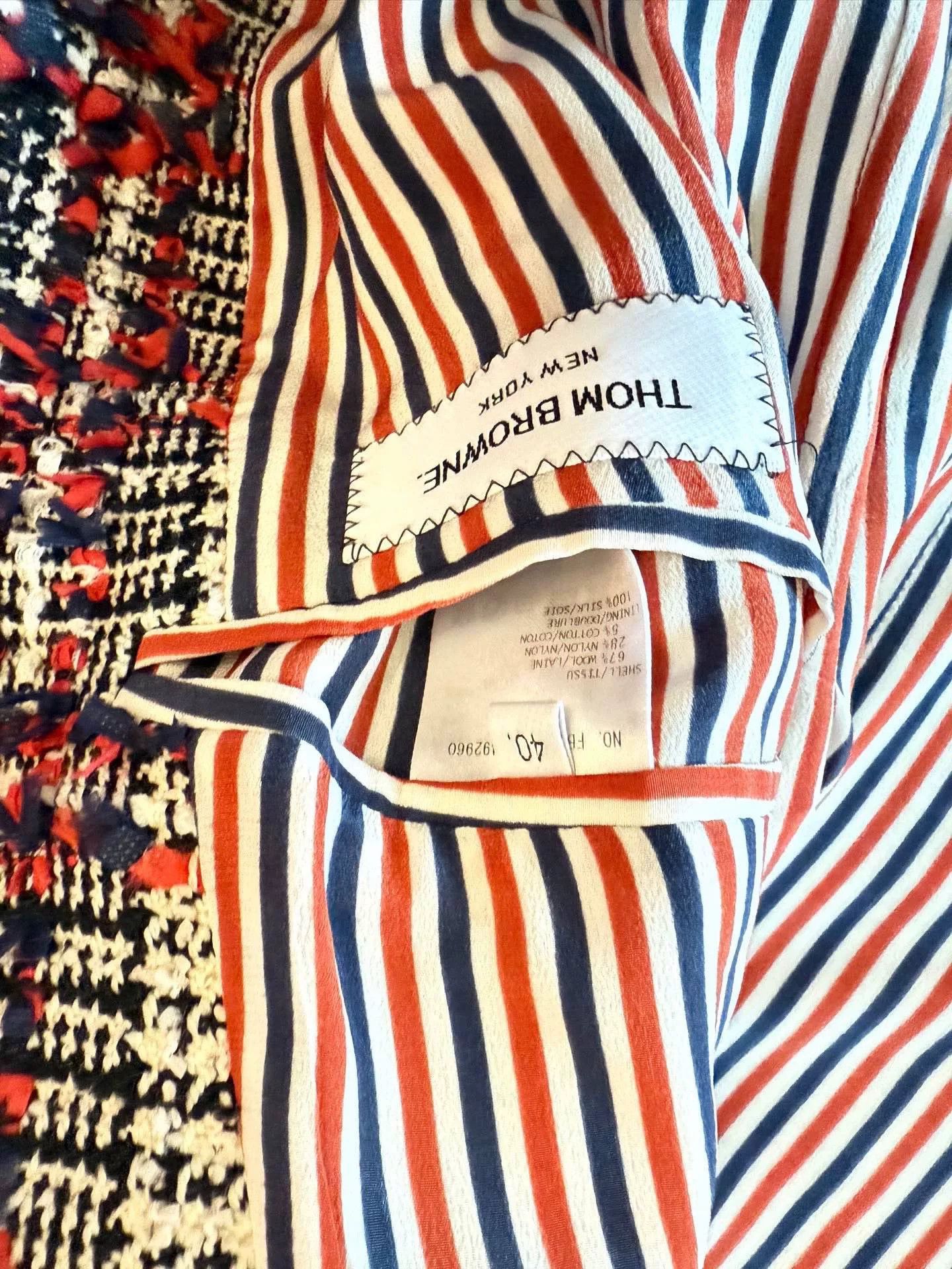 Thom Browne Thom Browne Red Plaid Suit Jacket Size US M / EU 48-50 / 2 - 3 Thumbnail