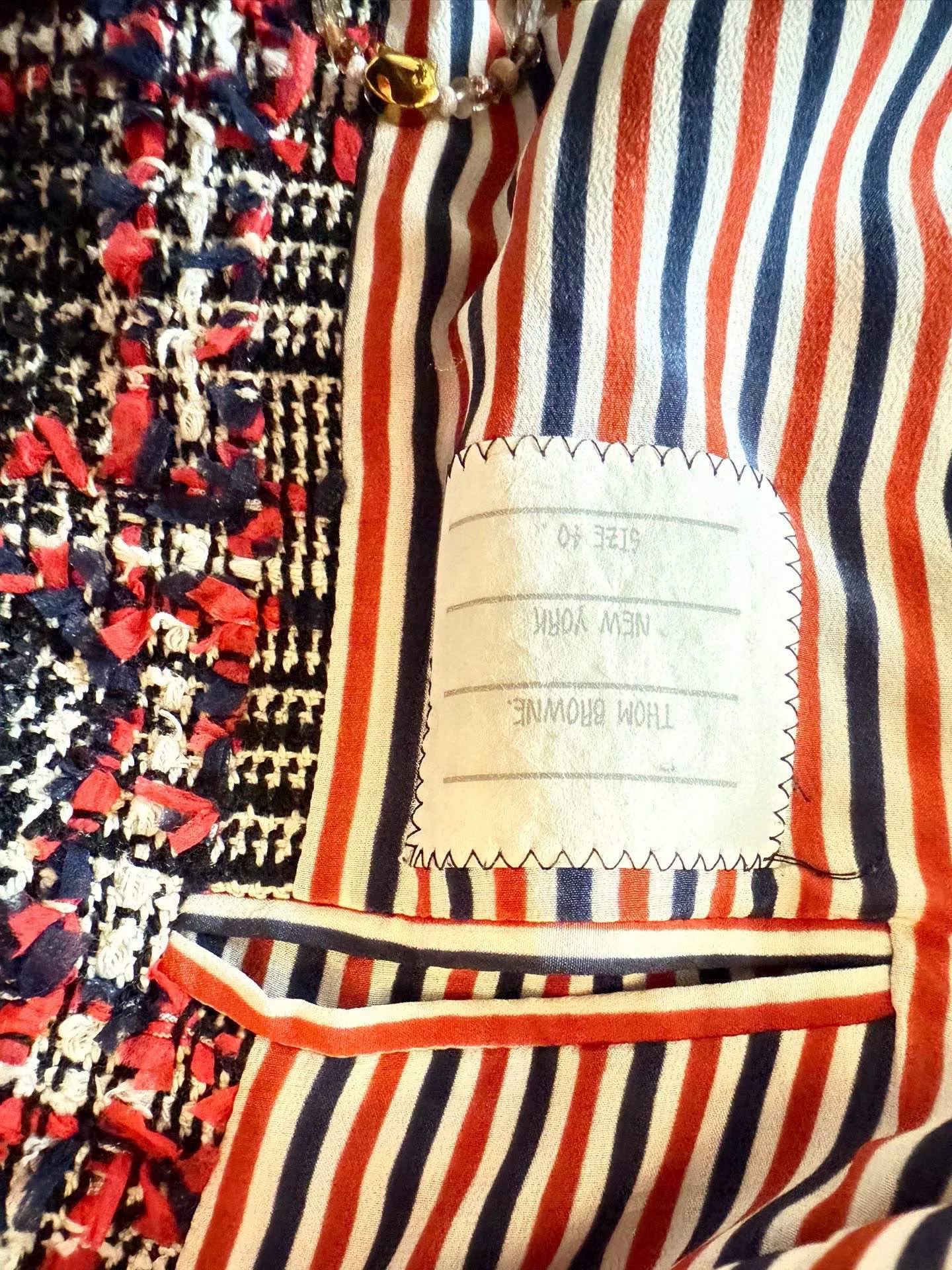 Thom Browne Thom Browne Red Plaid Suit Jacket Size US M / EU 48-50 / 2 - 6 Thumbnail
