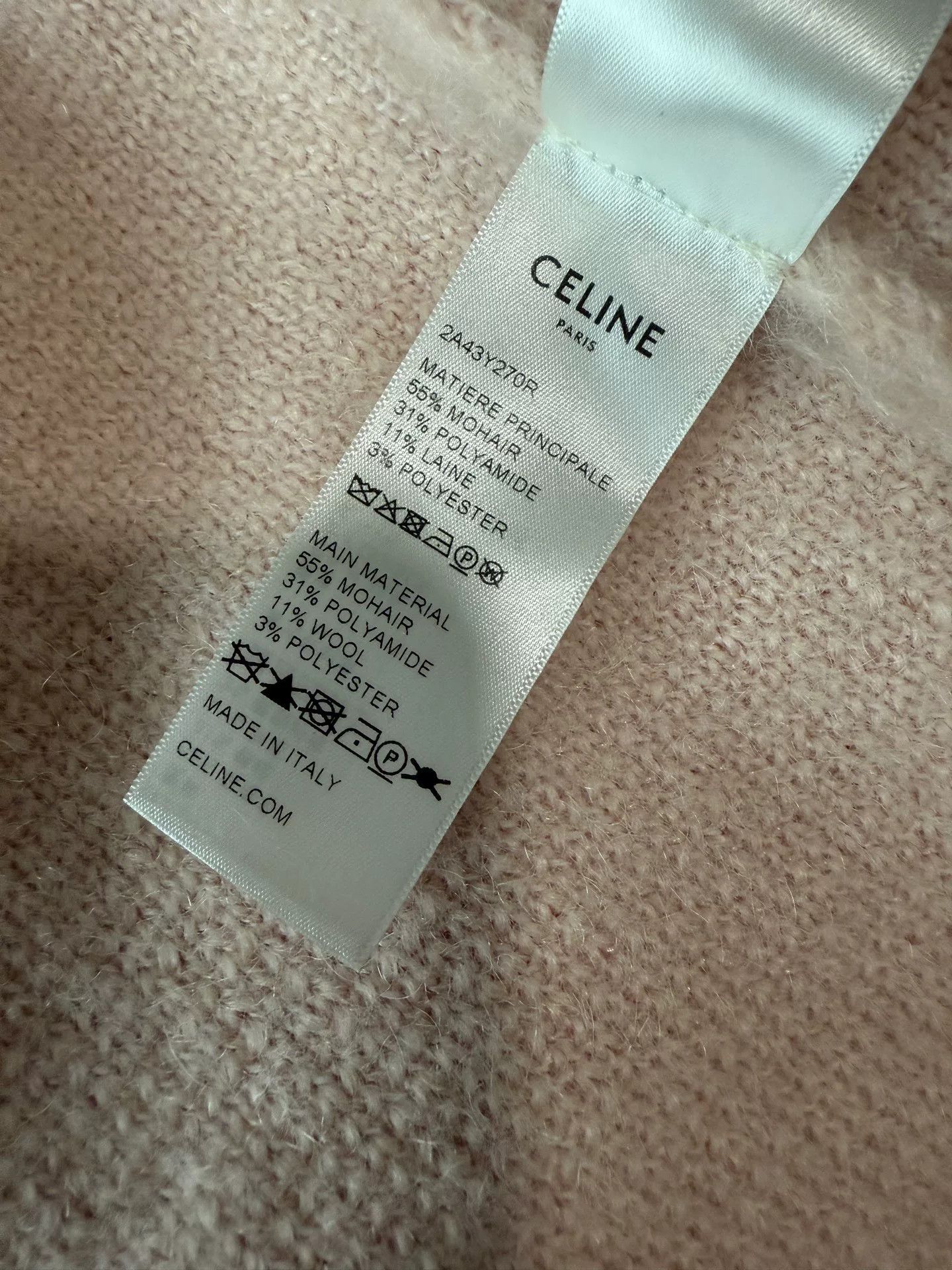 Celine Celine Nude Pink Gold Button Cardigan Size M / US 6-8 / IT 42-44 - 8 Thumbnail