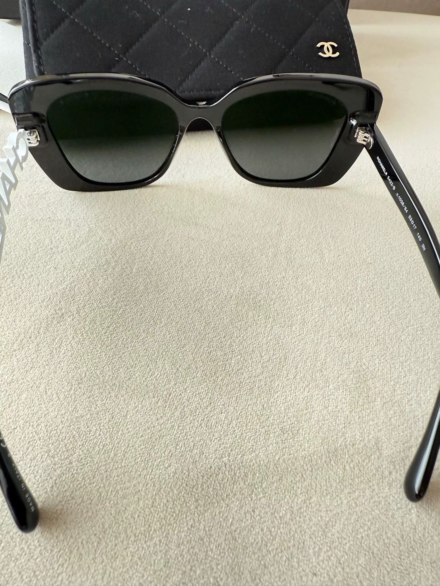 Chanel Chanel New White Diamond Sunglasses Size ONE SIZE - 6 Thumbnail