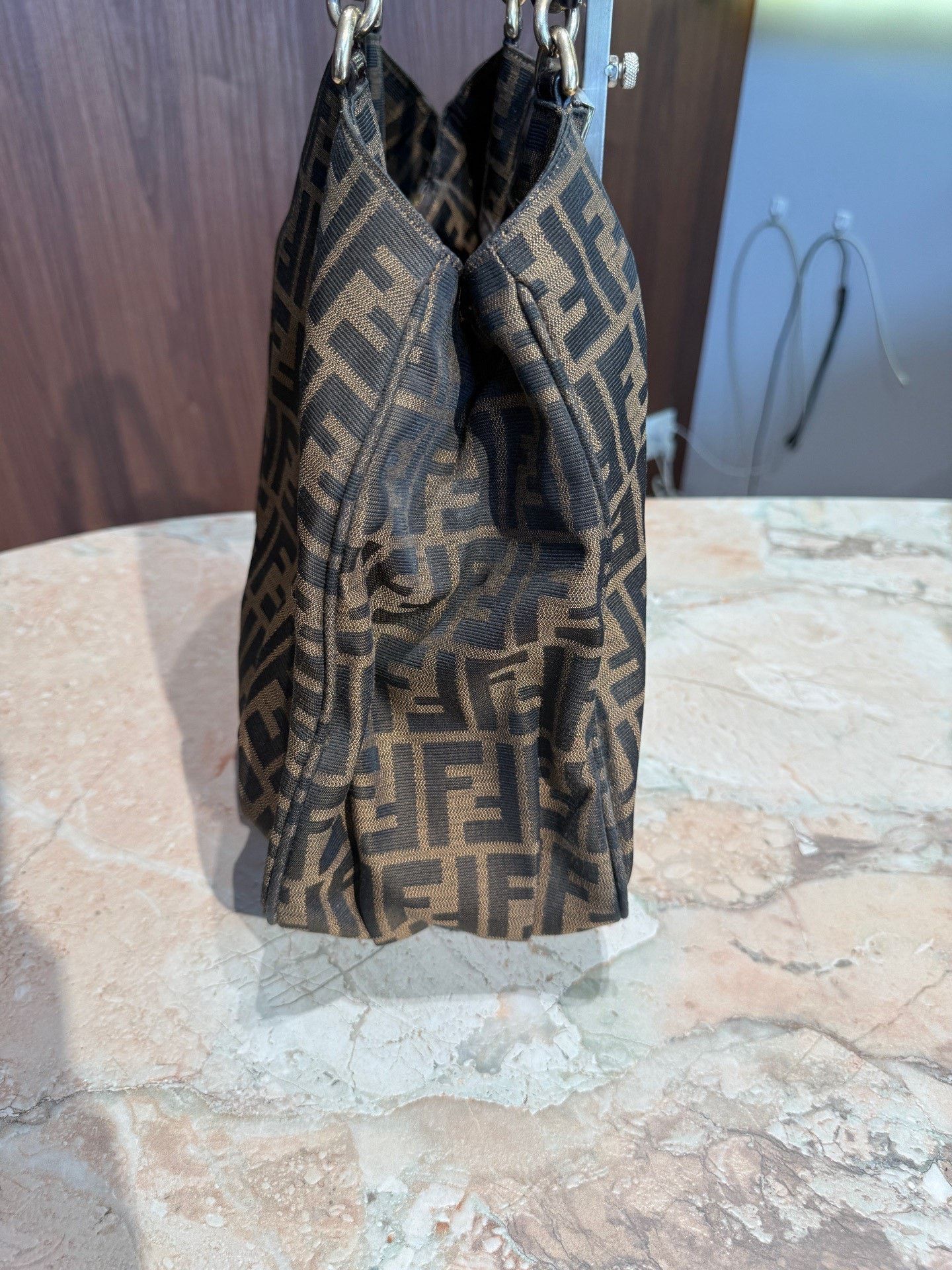 Fendi Fendi Vintage Monogram Canvas Tote Size ONE SIZE - 3 Thumbnail