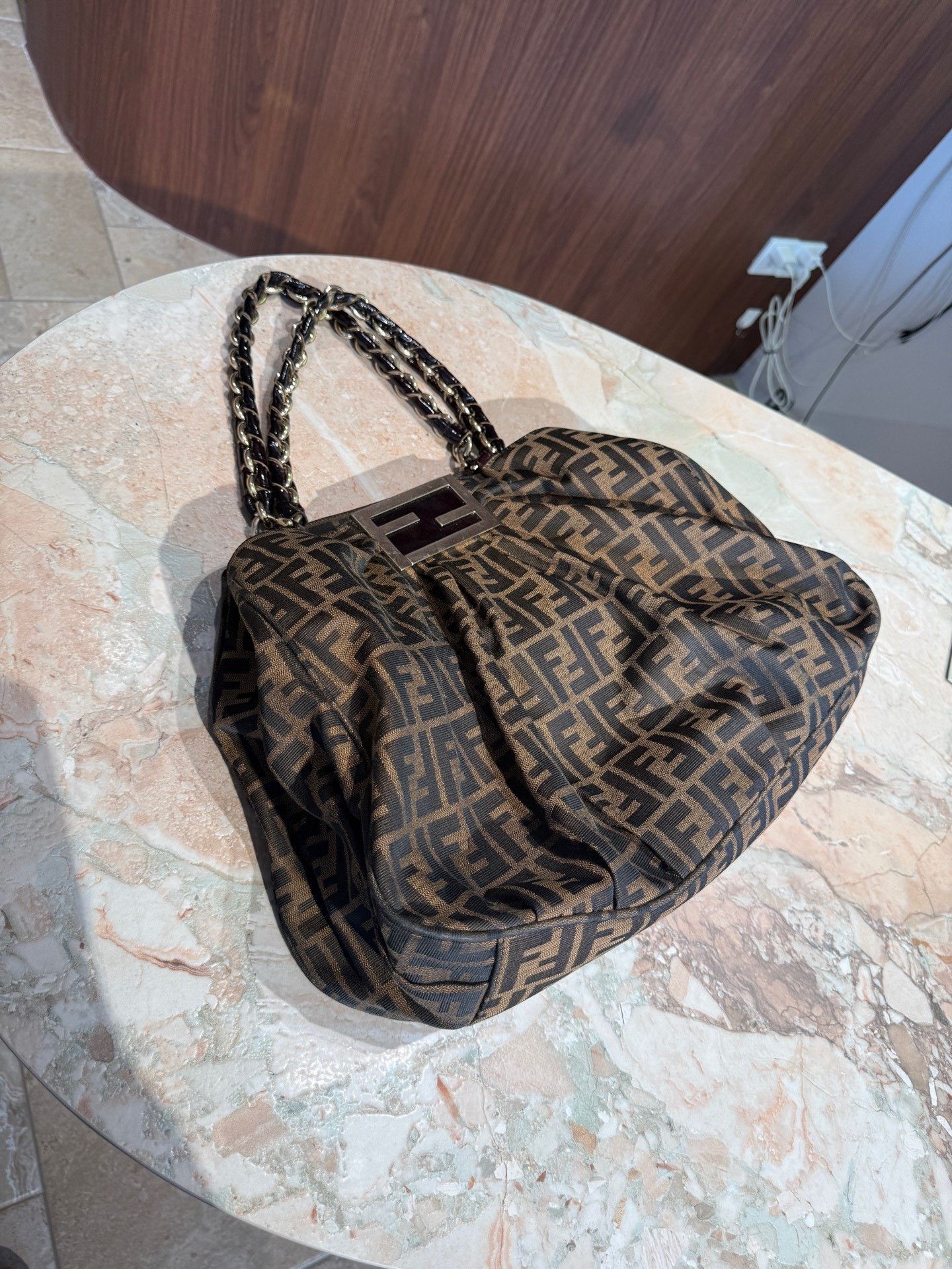 Fendi Fendi Vintage Monogram Canvas Tote Size ONE SIZE - 6 Thumbnail