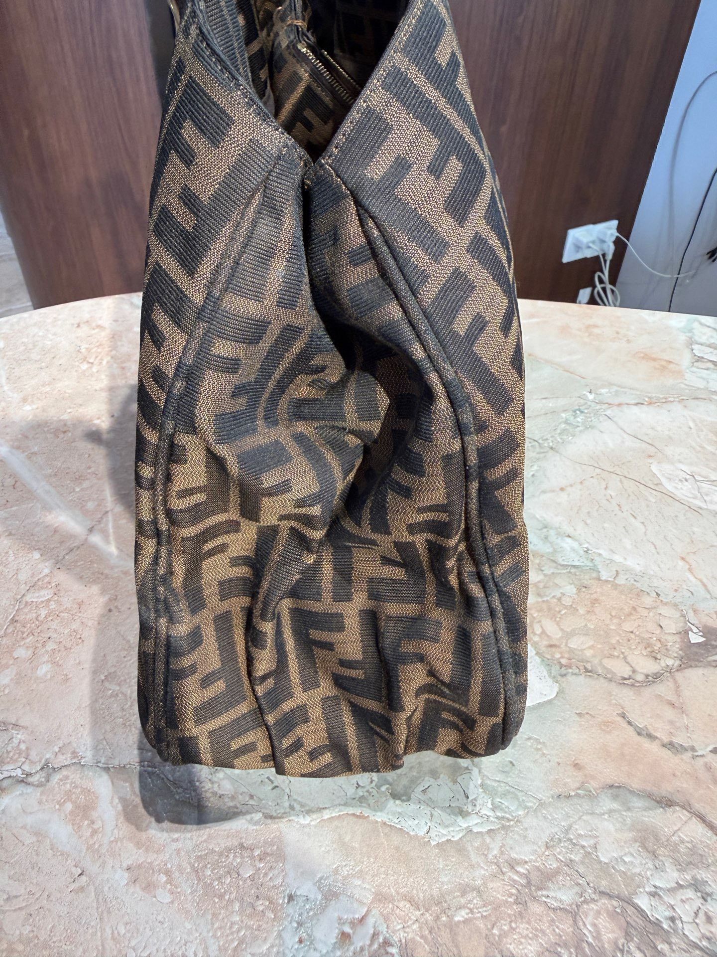 Fendi Fendi Vintage Monogram Canvas Tote Size ONE SIZE - 4 Thumbnail