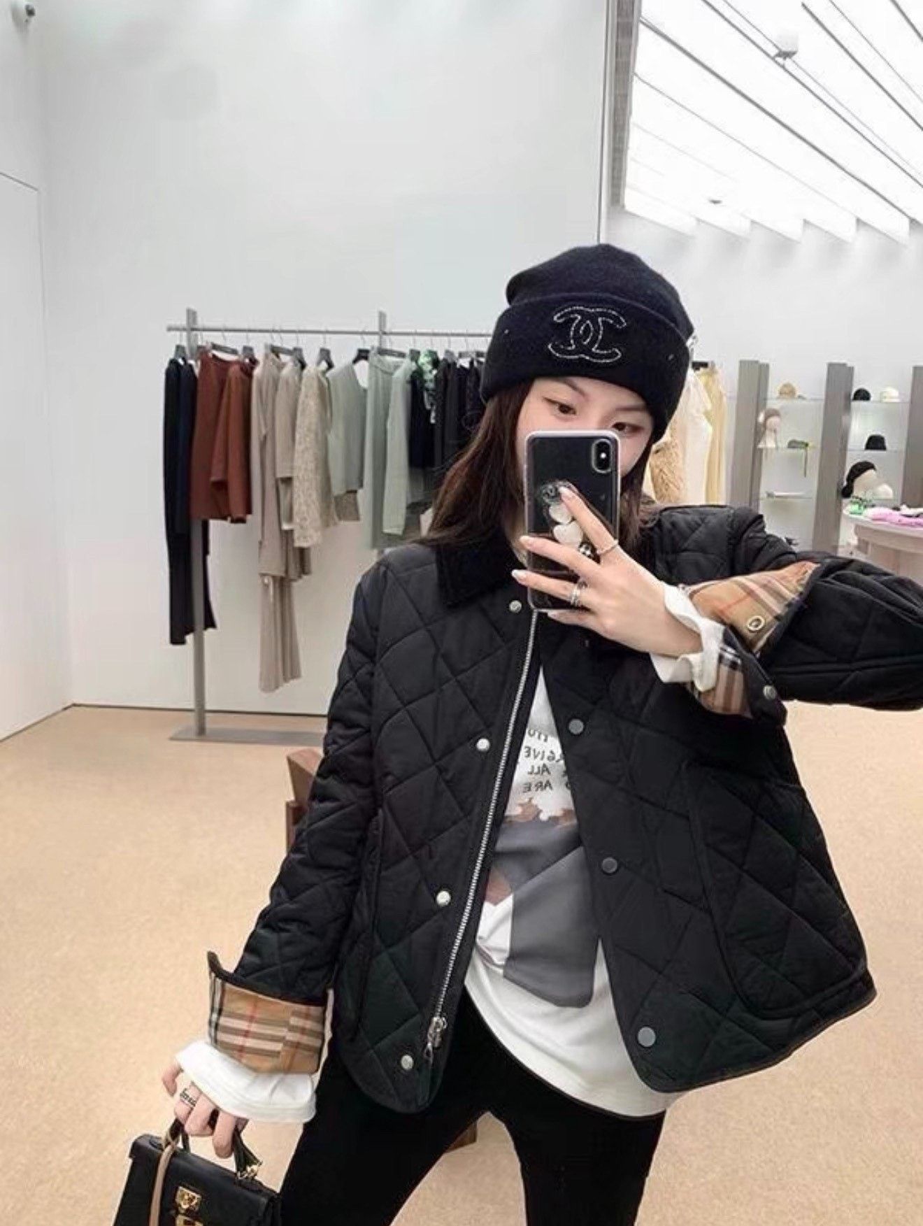 Burberry Burberry Black Quilted Jacket XS Size XS / US 0-2 / IT 36-38 - 9 Thumbnail