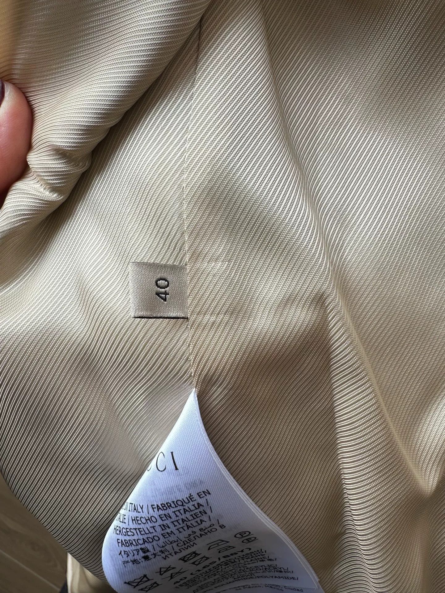 Gucci Gucci Monogram Wool Blend Coat Size S / US 4 / IT 40 - 4 Thumbnail
