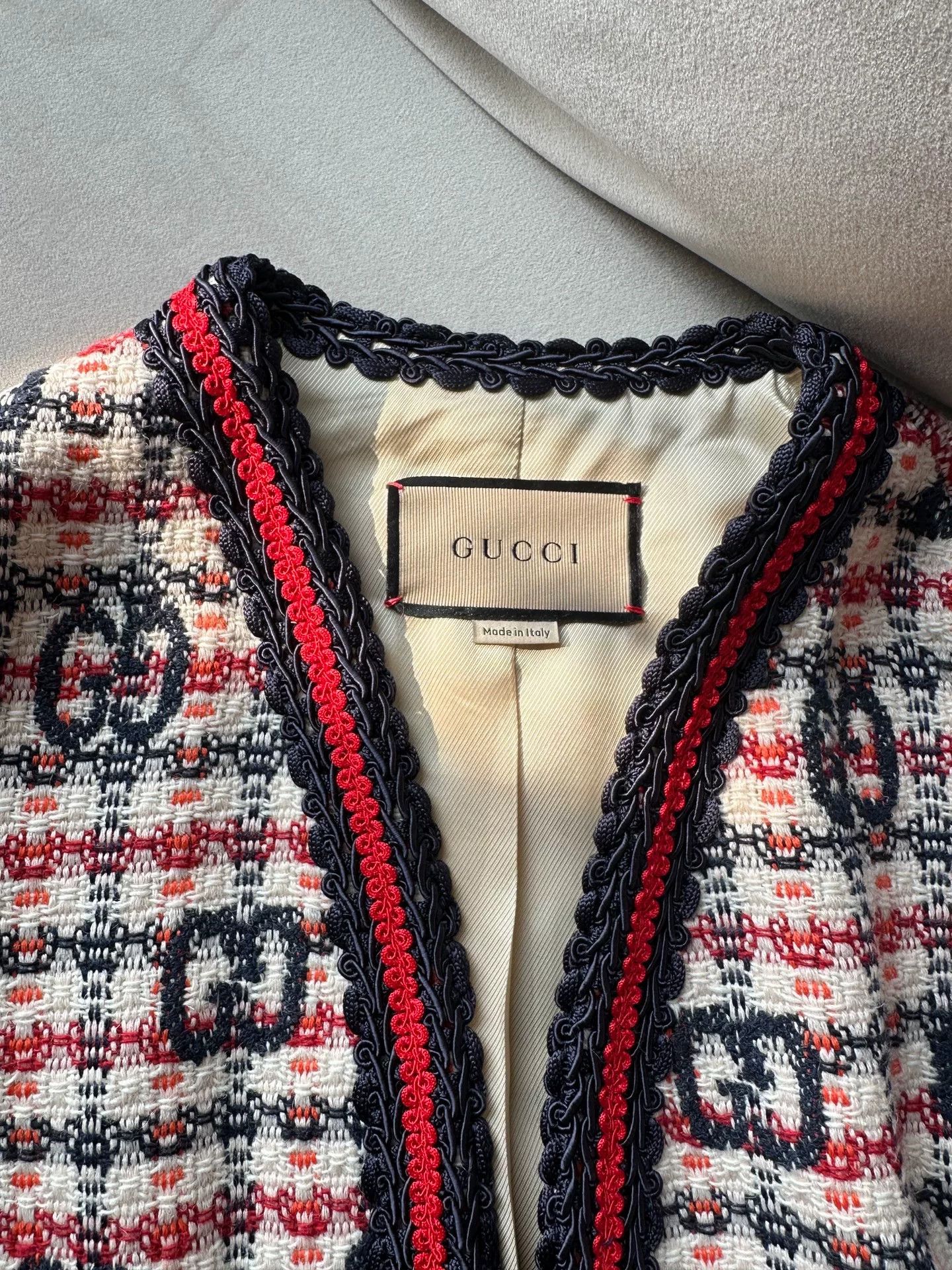 Gucci Gucci Monogram Wool Blend Coat Size S / US 4 / IT 40 - 2 Thumbnail