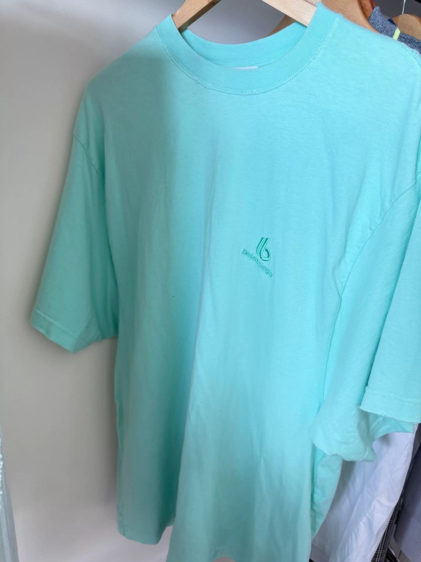 Balenciaga Balenciaga Unisex Oversize Green Top Size US M / EU 48-50 / 2 - 2 Thumbnail