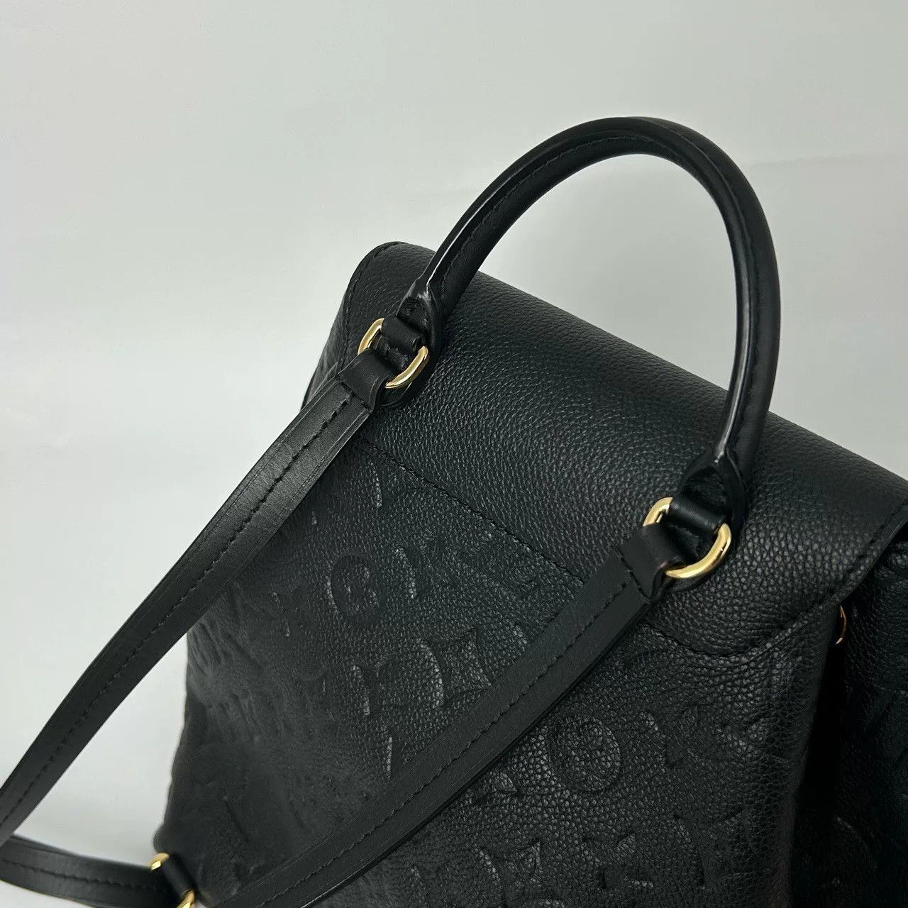 Louis Vuitton Louis Vuitton Black Monogram Small Backpack Size ONE SIZE - 4 Thumbnail