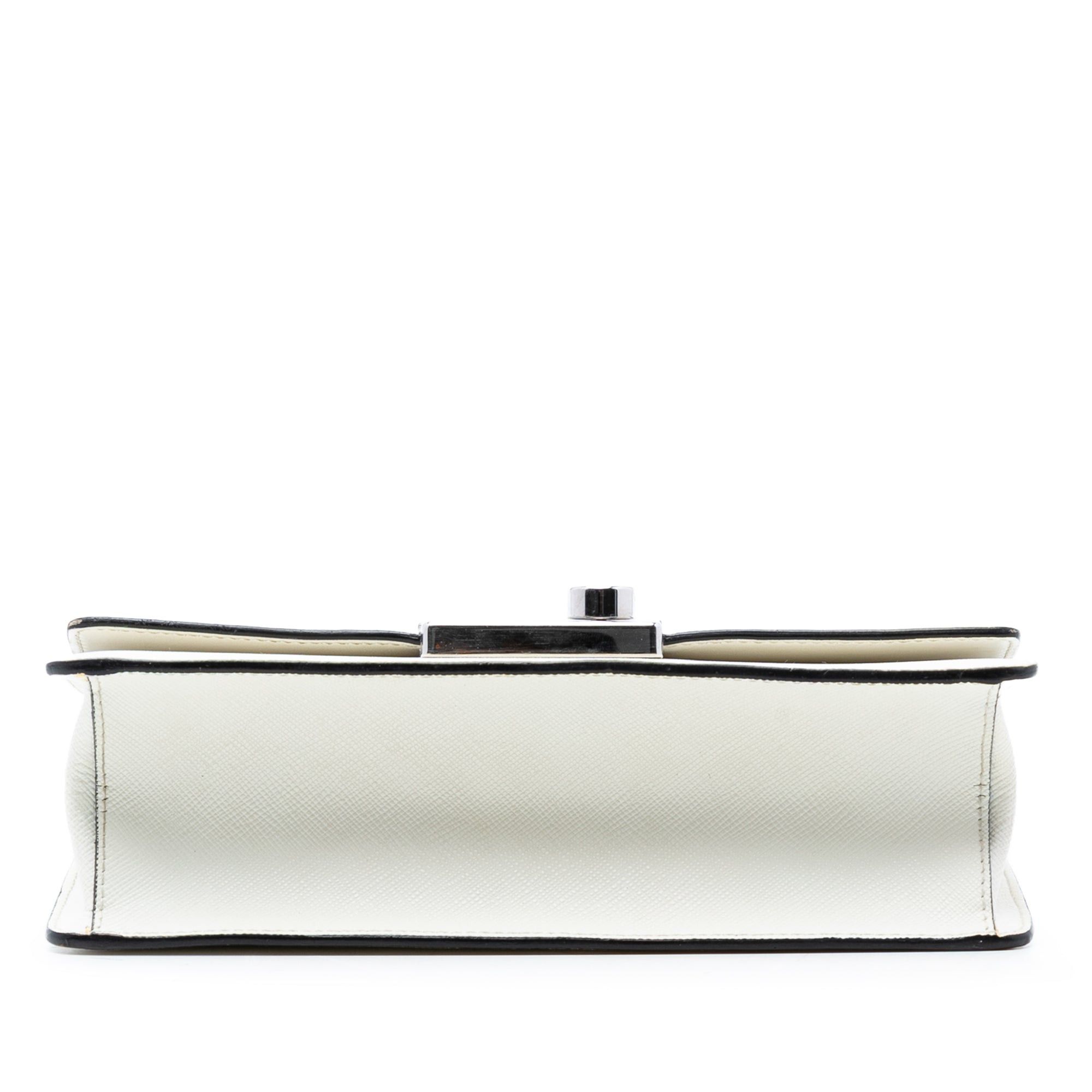 Prada Small Saffiano Sound Lock Chain Crossbody Size ONE SIZE - 3 Thumbnail