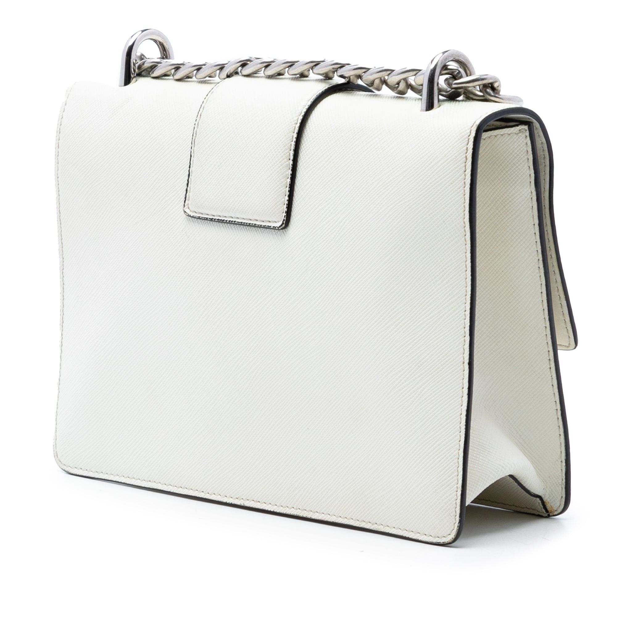 Prada Small Saffiano Sound Lock Chain Crossbody Size ONE SIZE - 2 Thumbnail