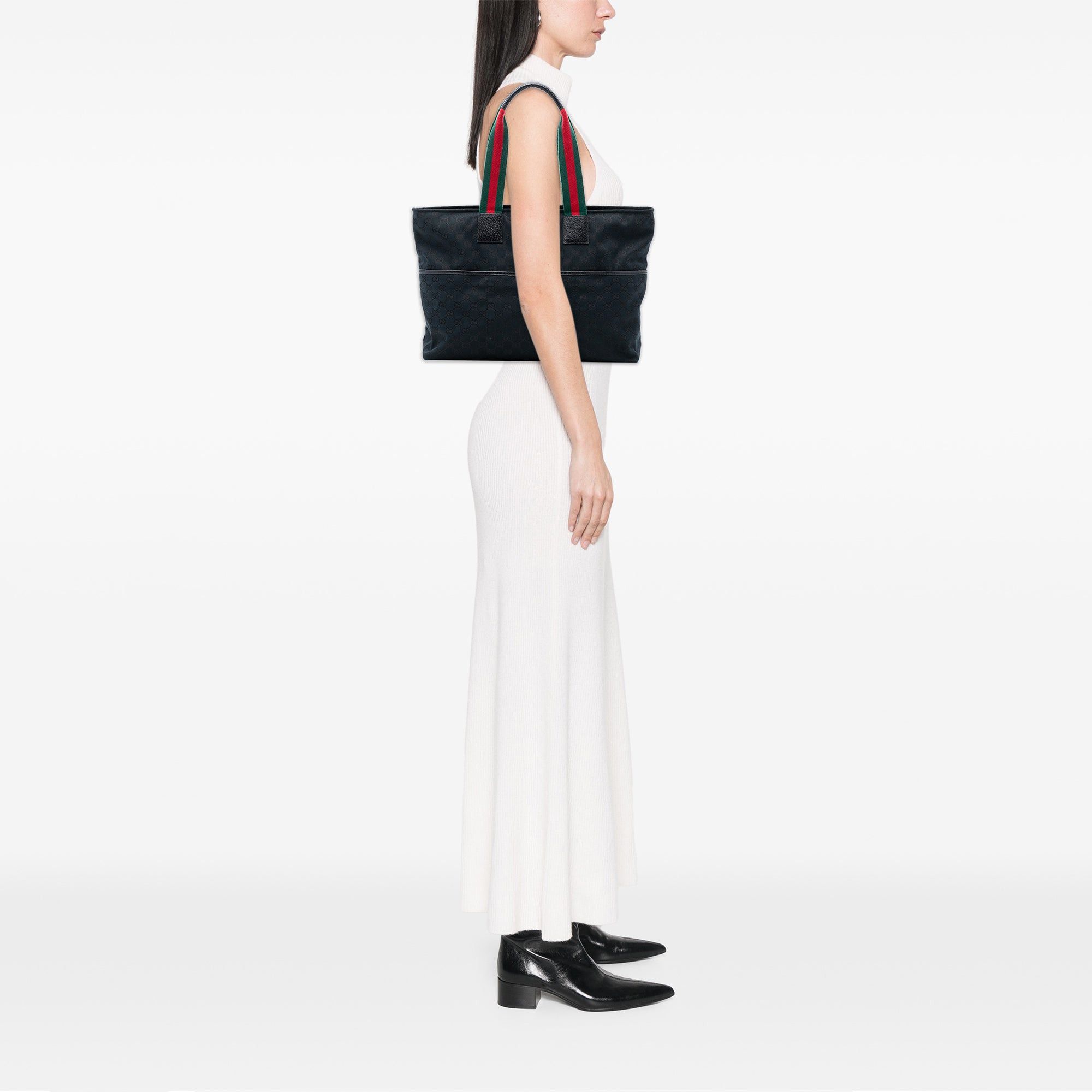 Gucci GG Canvas Web Tote Size ONE SIZE - 7 Thumbnail